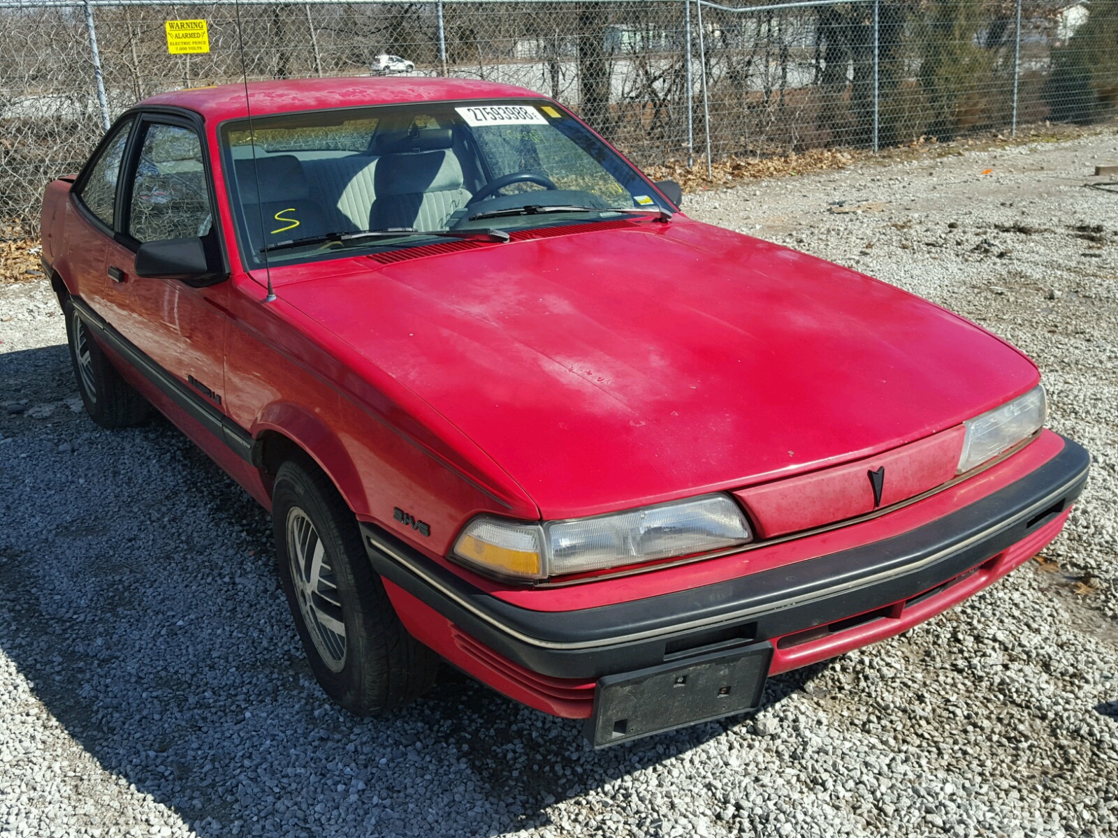 Salvaged PONTIAC SUNBIRD for Auction - AutoBidMaster