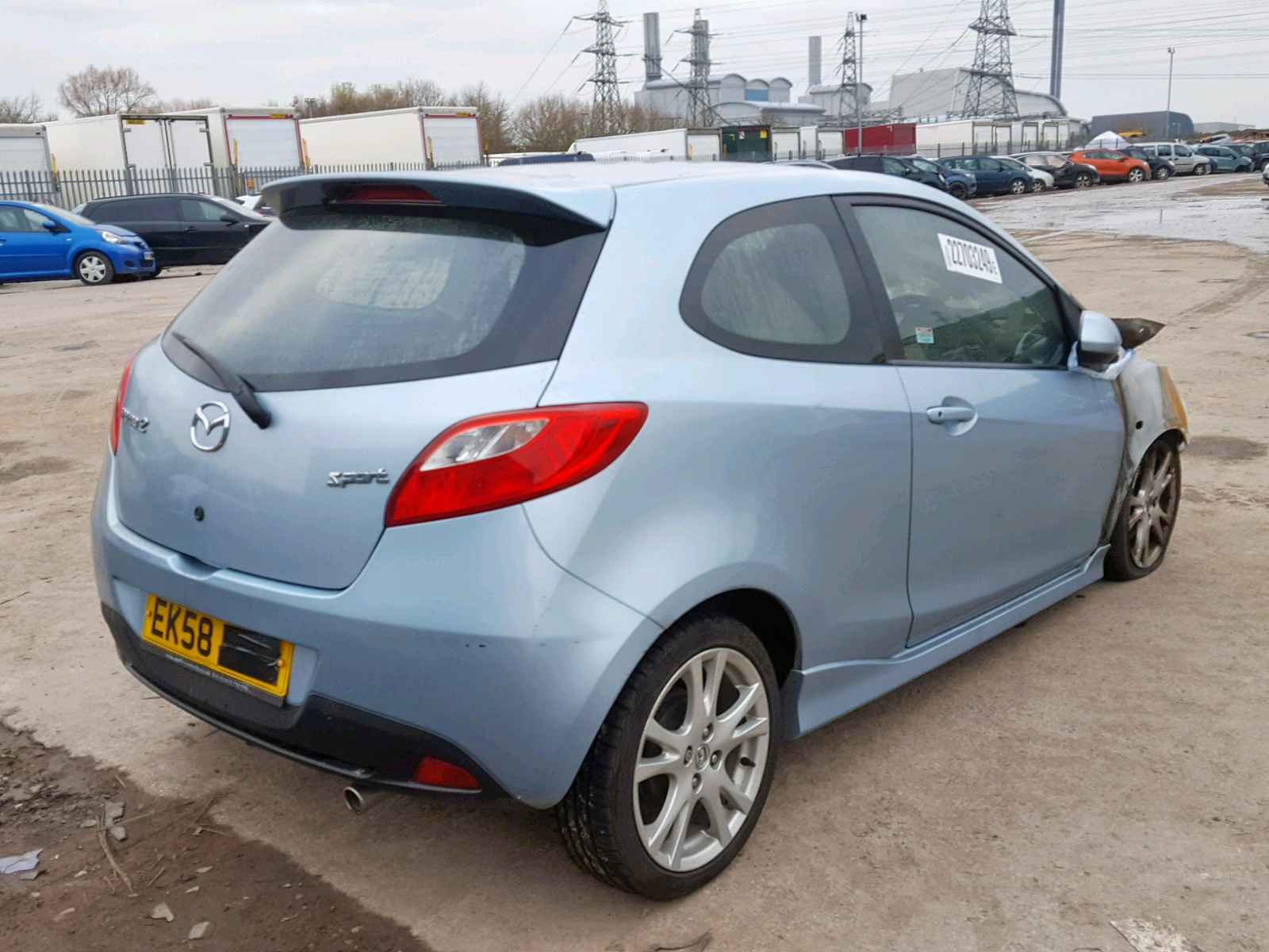 2008 MAZDA 2 SPORT for sale at Copart UK - Salvage Car Auctions