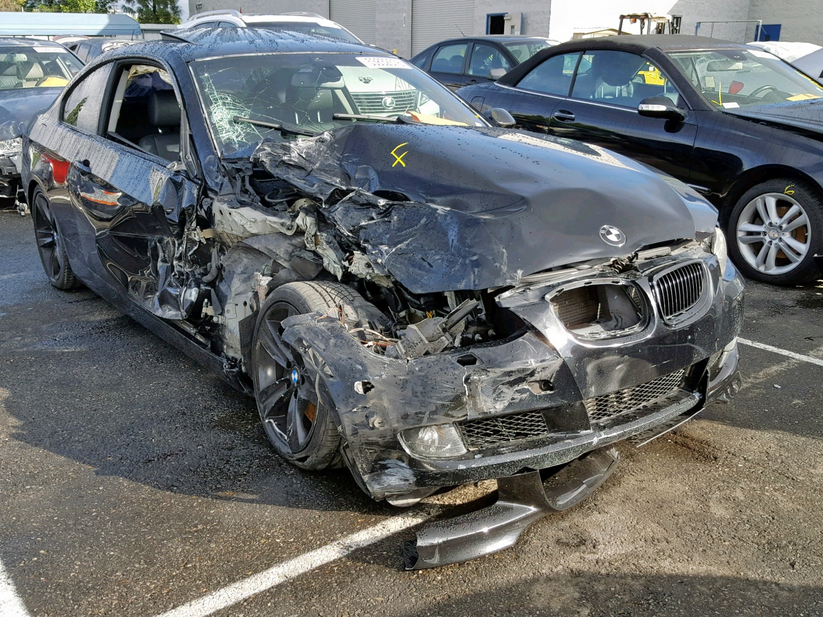 BMW 335i crash