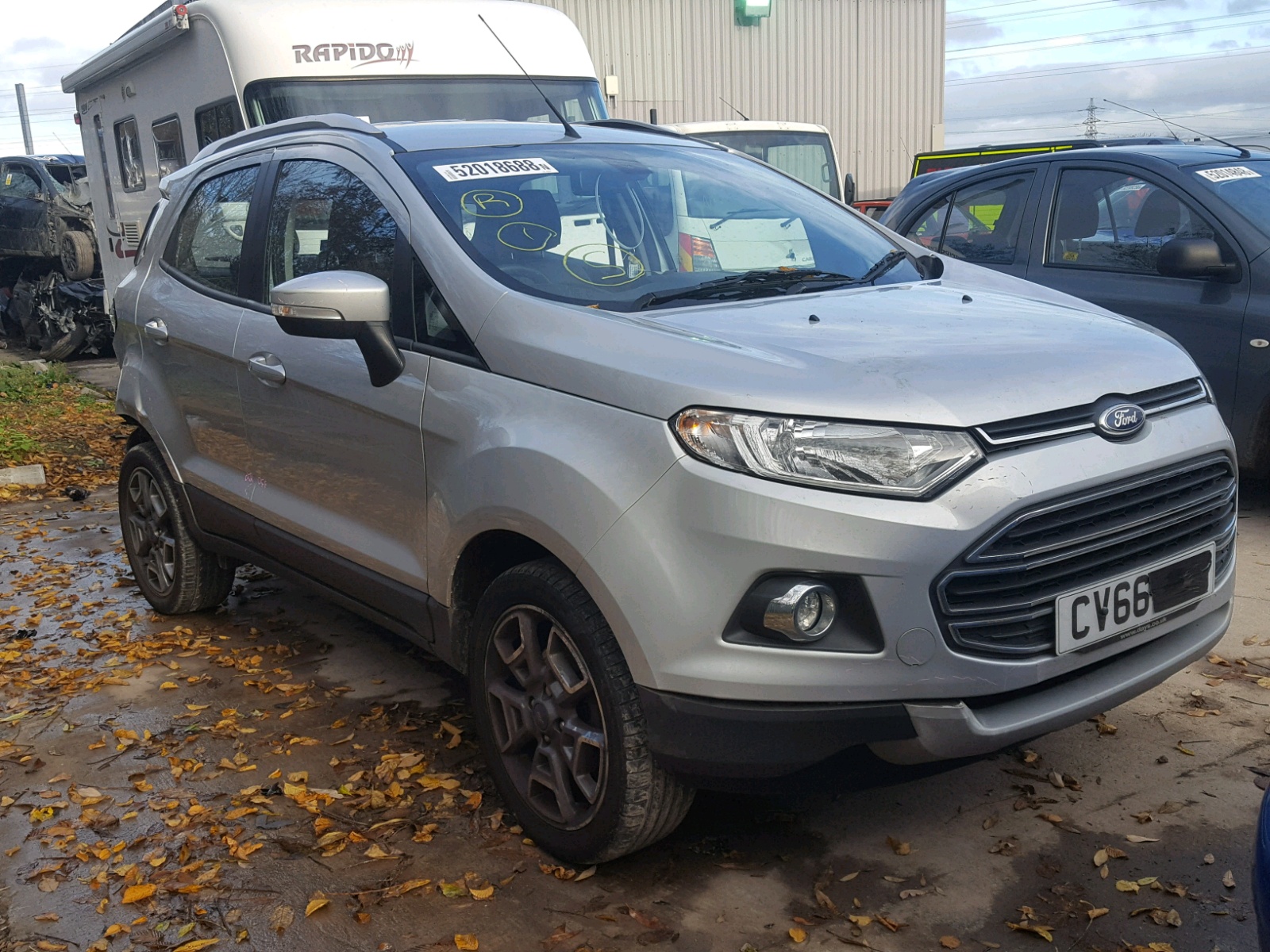 2016 FORD ECOSPORT T for sale at Copart UK - Salvage Car Auctions