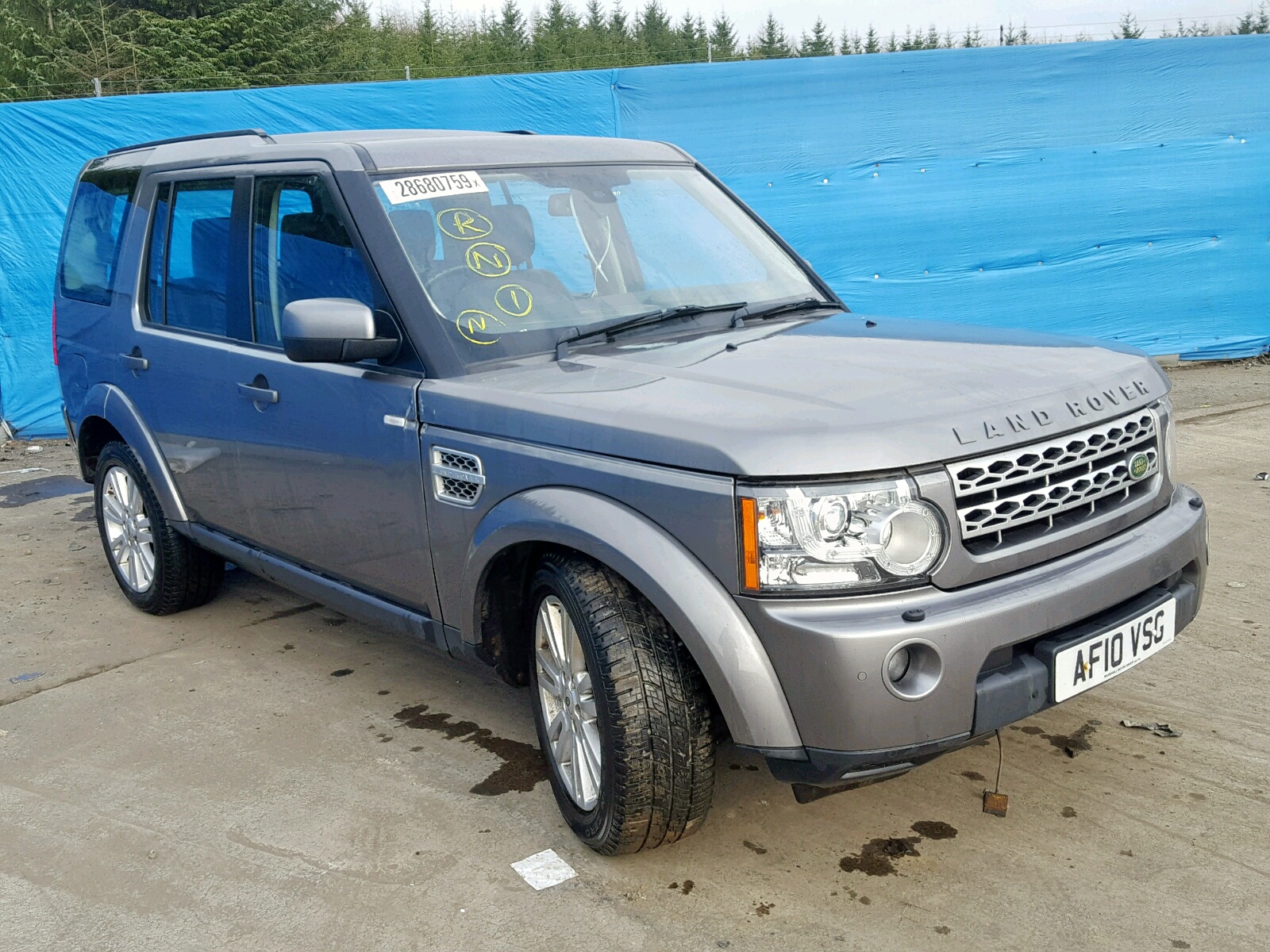 2010 LAND ROVER DISCOVERY for sale at Copart UK Salvage Car Auctions