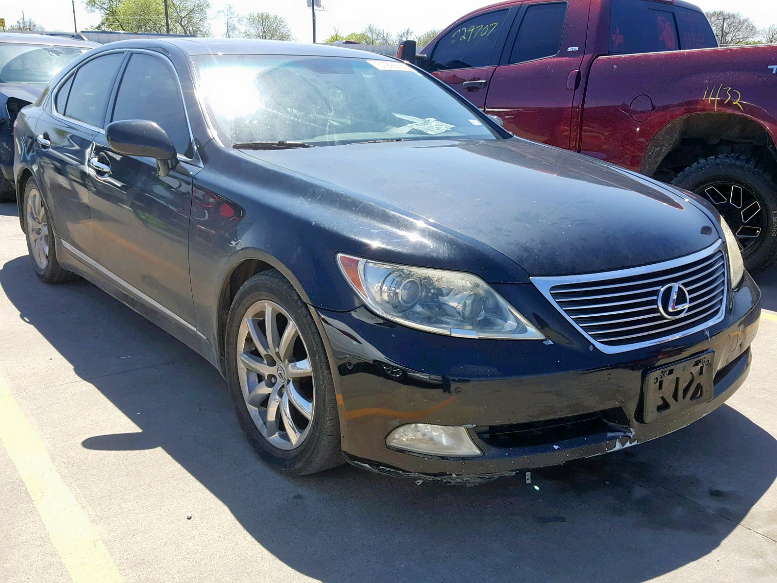 2008 Lexus LS 460 for sale at Copart Wilmer, TX Lot 31296139