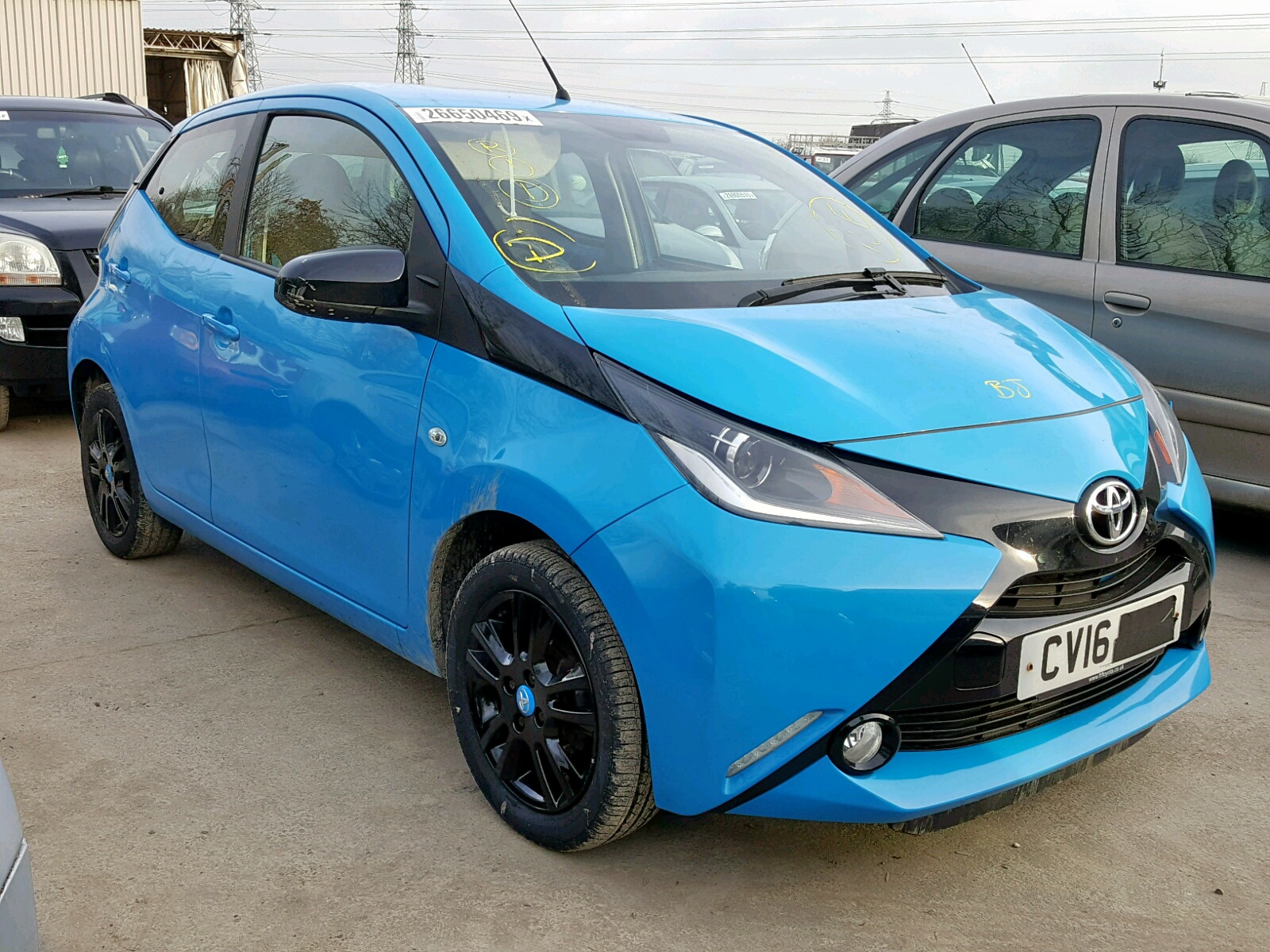 2016 TOYOTA AYGO X-CIT for sale at Copart UK - Salvage Car Auctions