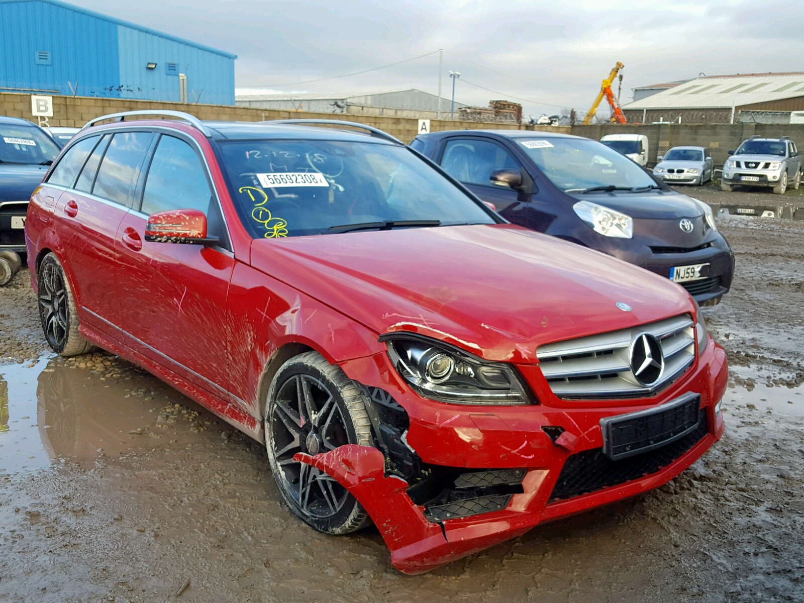 2013 MERCEDES BENZ C200 AMG S For Sale At Copart UK - Salvage Car Auctions