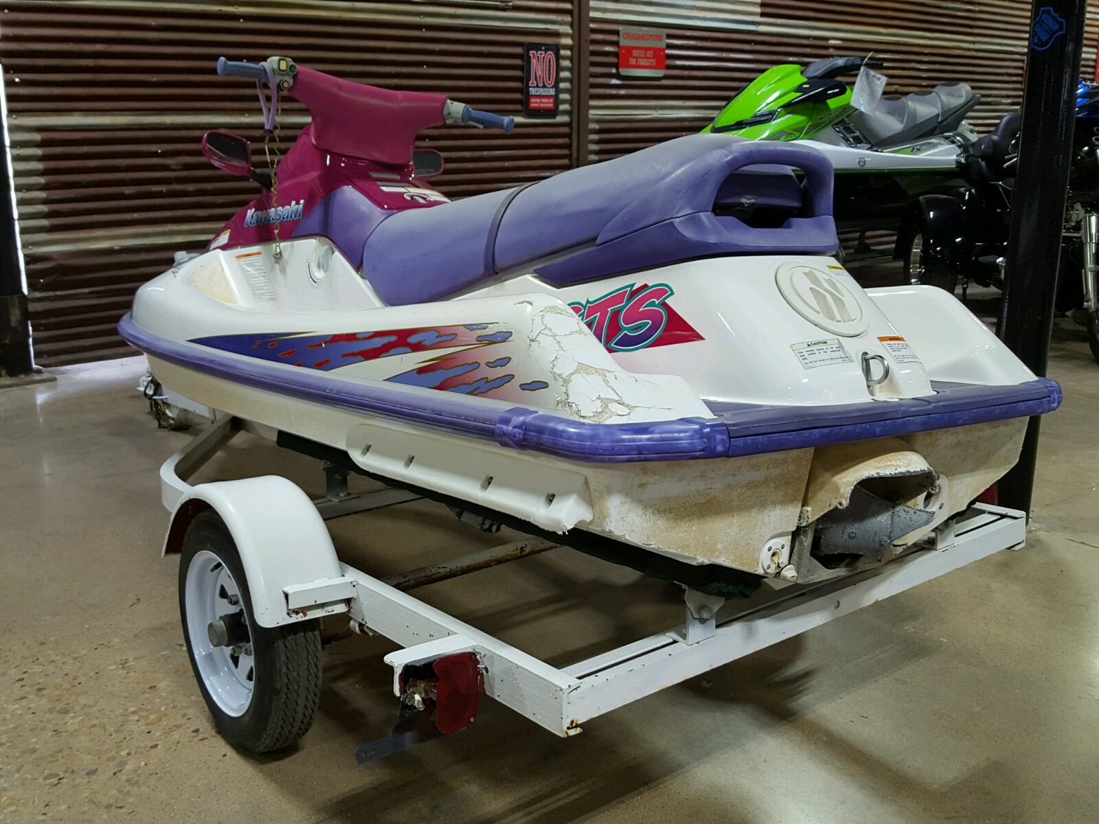 1995 KAWASAKI JET SKI for Sale | TX - CRASHEDTOYS DALLAS | Wed. Feb 05 ...