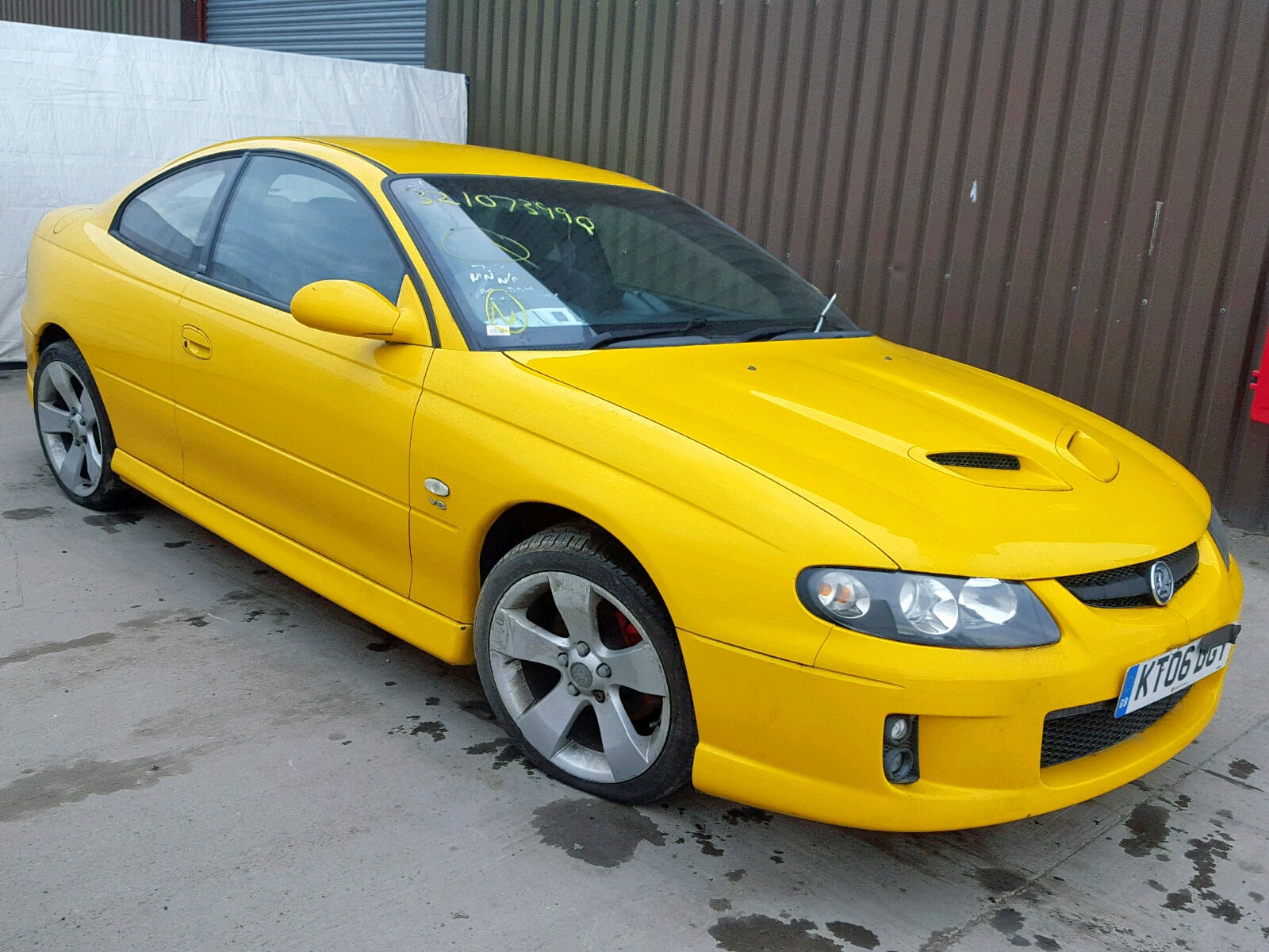 2006 VAUXHALL MONARO V8 for sale at Copart UK - Salvage Car Auctions