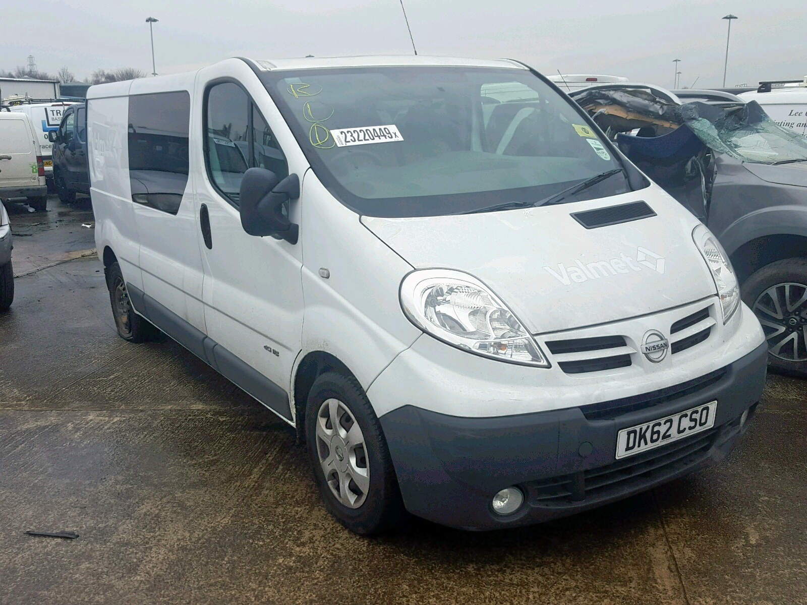 2013 NISSAN PRIMASTAR for sale at Copart UK Salvage Car