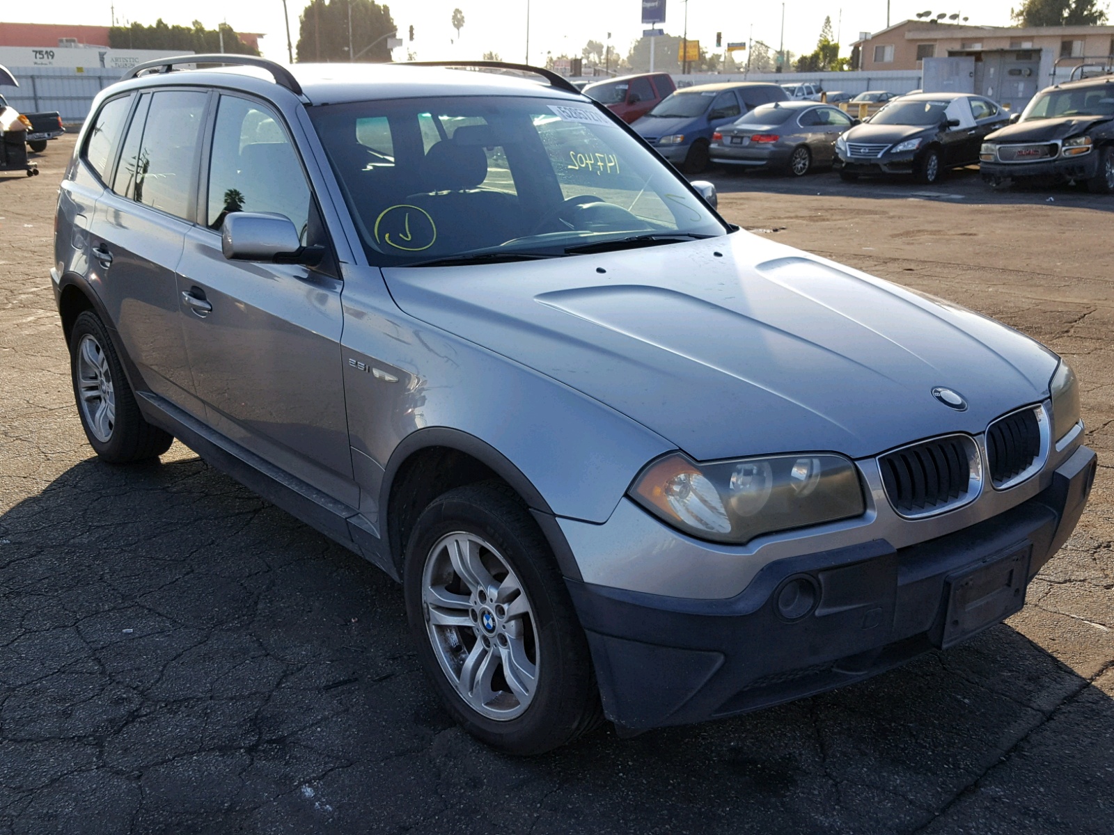 2004 Bmw X3 25I 25L 6 In CA Van Nuys WBXPA73414WA77858 For