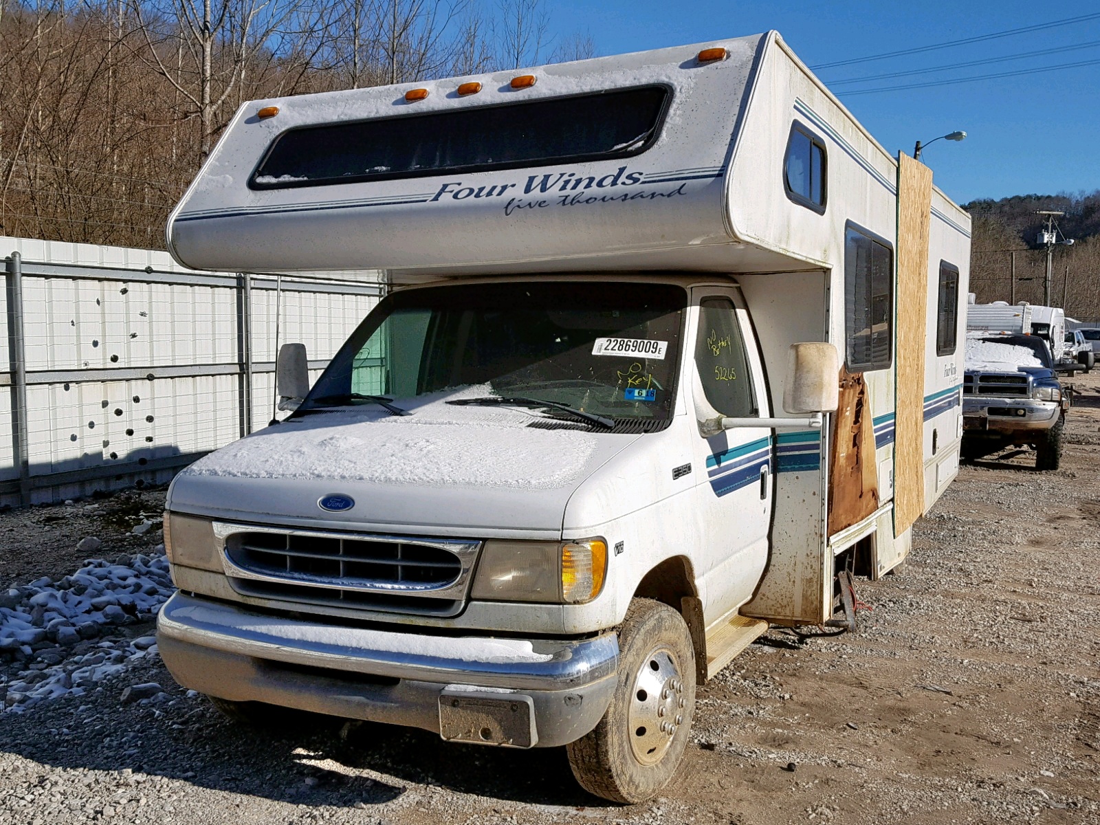 1997 FORD ECONOLINE E350 CUTAWAY VAN for Sale WV CHARLESTON