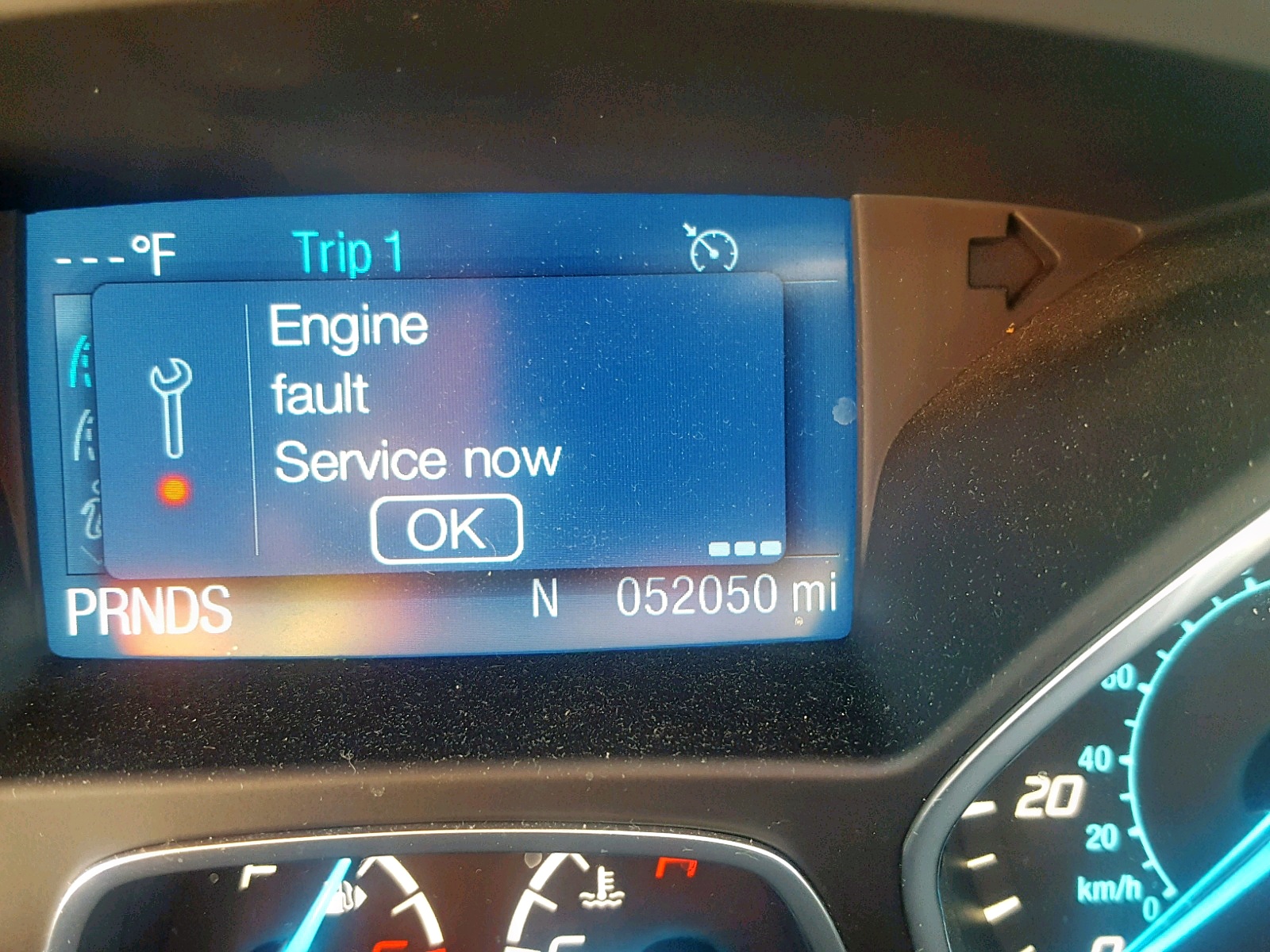 Transmission Fault Service Now Escape 2015 35k Km Only