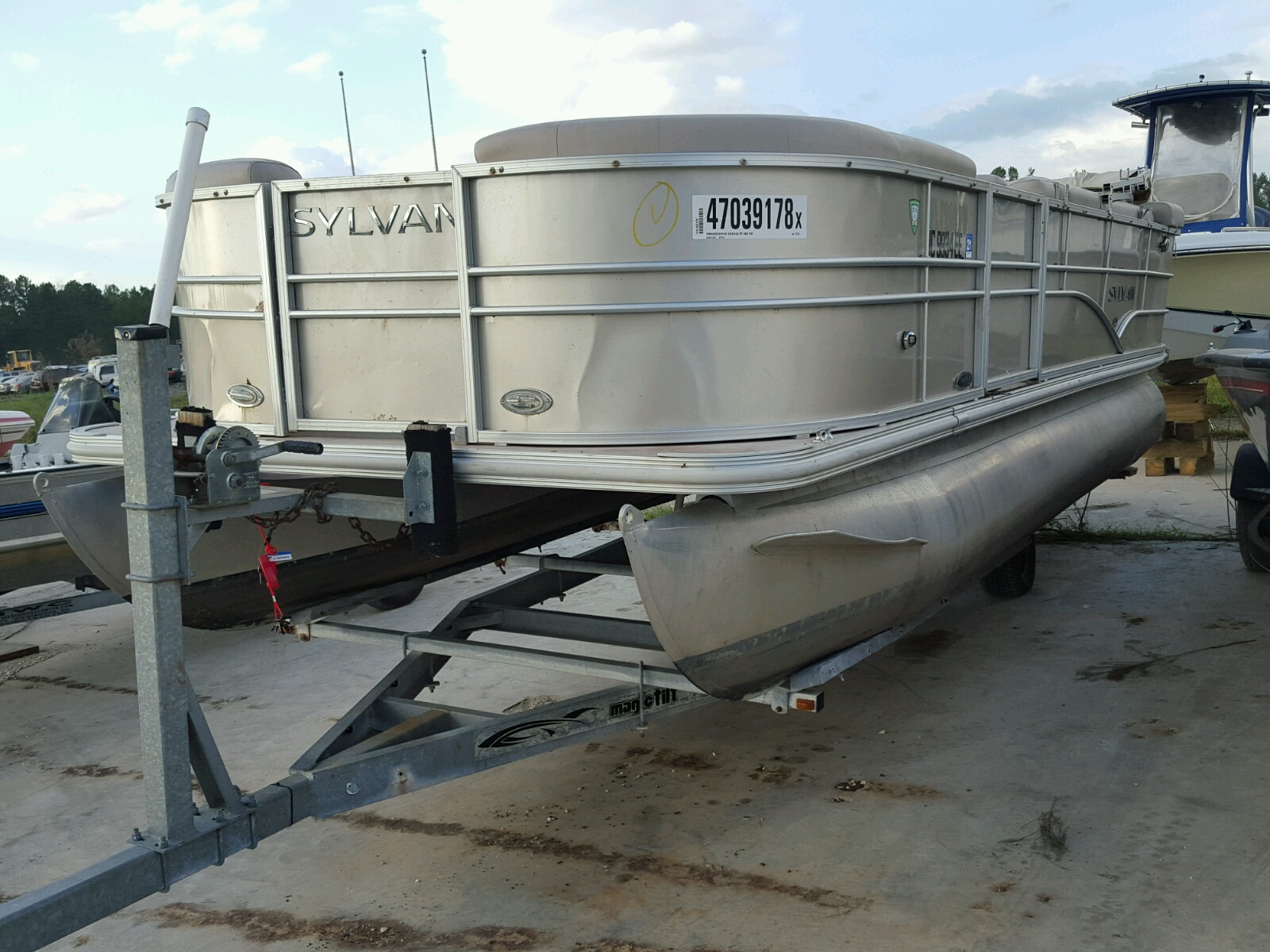 2014 Sylvan Boat for sale at Copart Lumberton, NC. Lot 47039