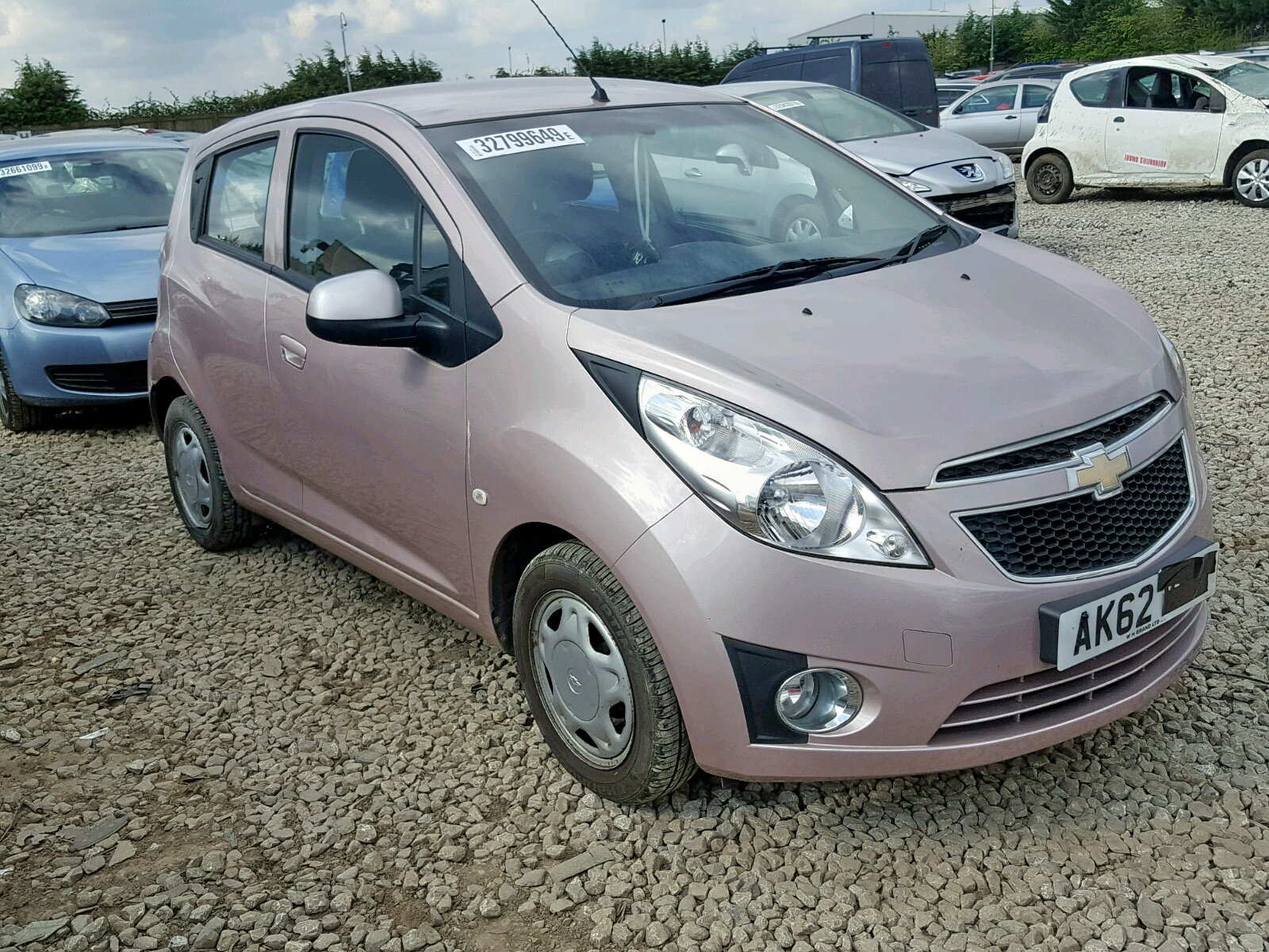 2012 CHEVROLET SPARK LS for sale at Copart UK - Salvage Car Auctions