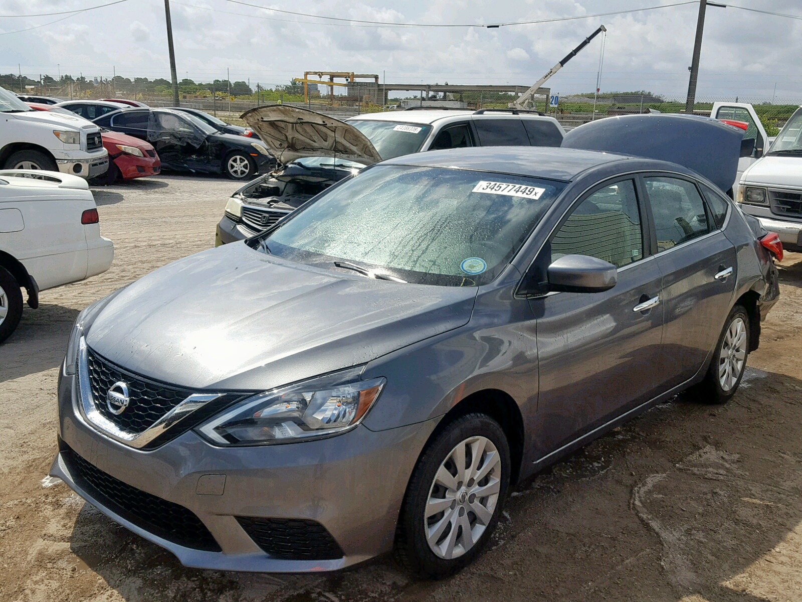 2017 Nissan Sentra S VIN: 3N1AB7AP2HL706021 Lot: 64703304