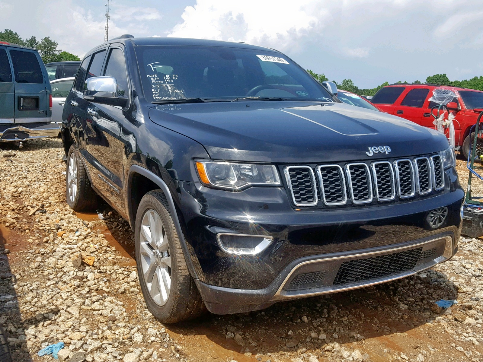 2017 Jeep Grand Cher 3.6l 6 In Ga - Atlanta West (1c4rjebg7hc837933 