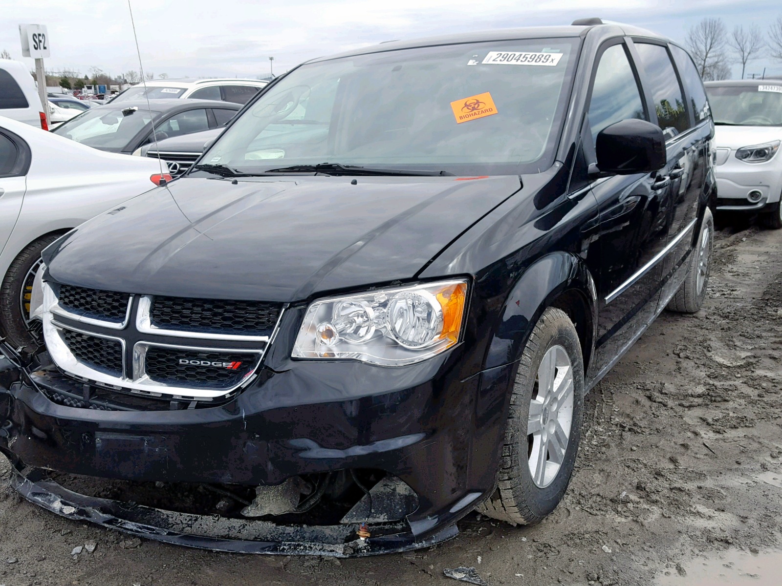2016 DODGE GRAND CARAVAN CREW for Sale ON TORONTO Vehicle at Copart Canada