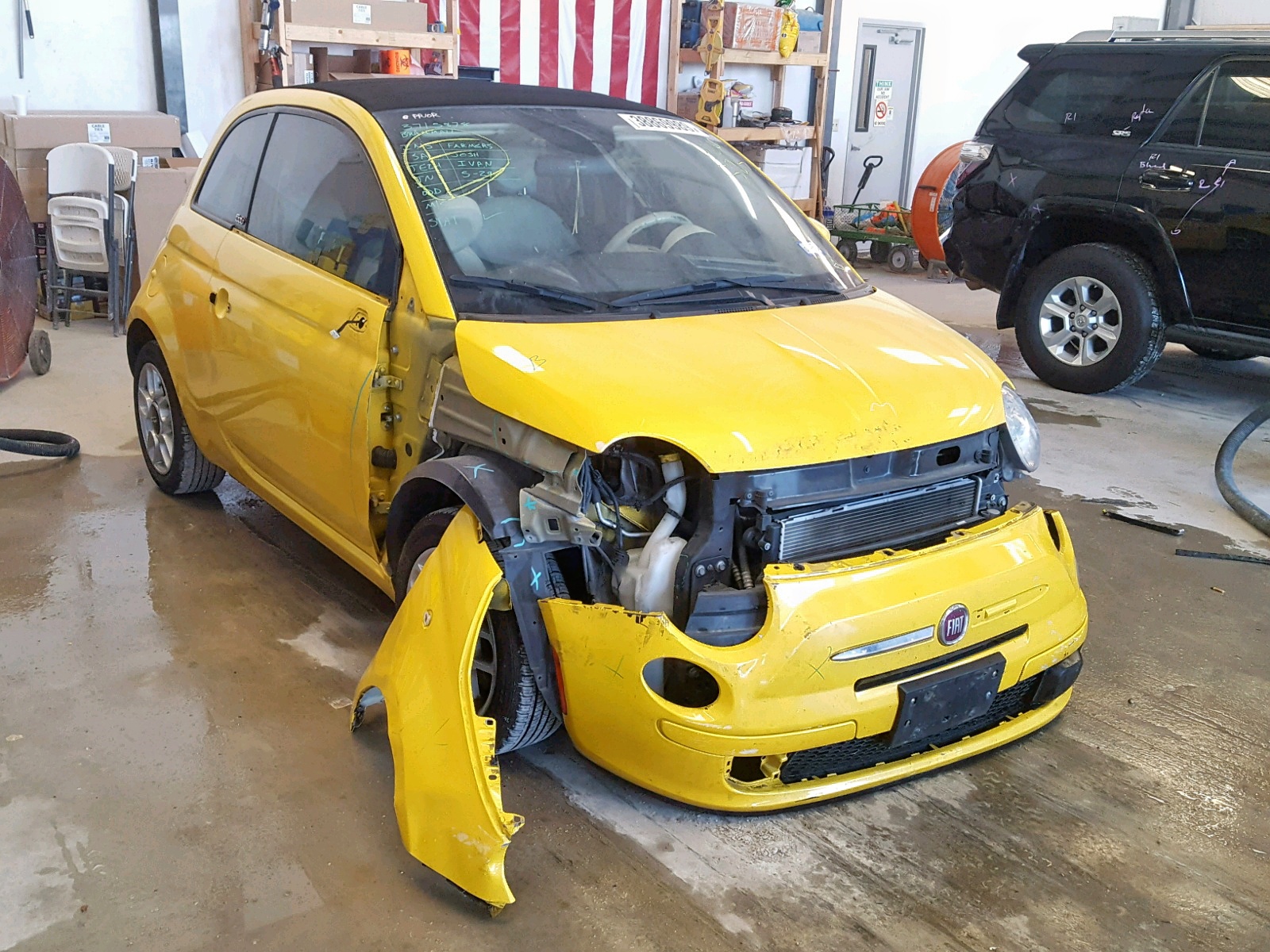 FIAT 500 POP 2015, 3C3CFFDRXFT624525 — Auto Auction Spot