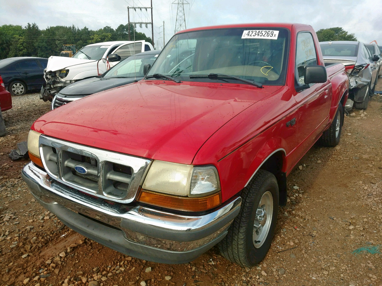 1998 FORD RANGER for Sale NC CHINA GROVE Mon. Aug 12, 2019 Used & Salvage Cars Copart USA