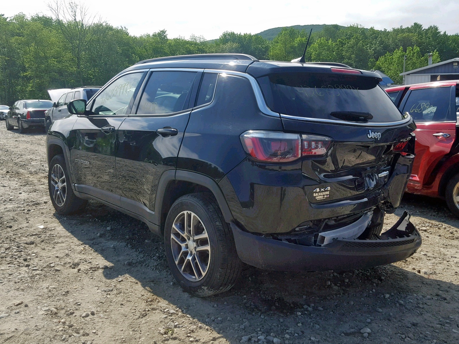 jeep compass la 2018 3c4njdbb9jt185999 auto auction spot jeep compass la 2018 3c4njdbb9jt185999