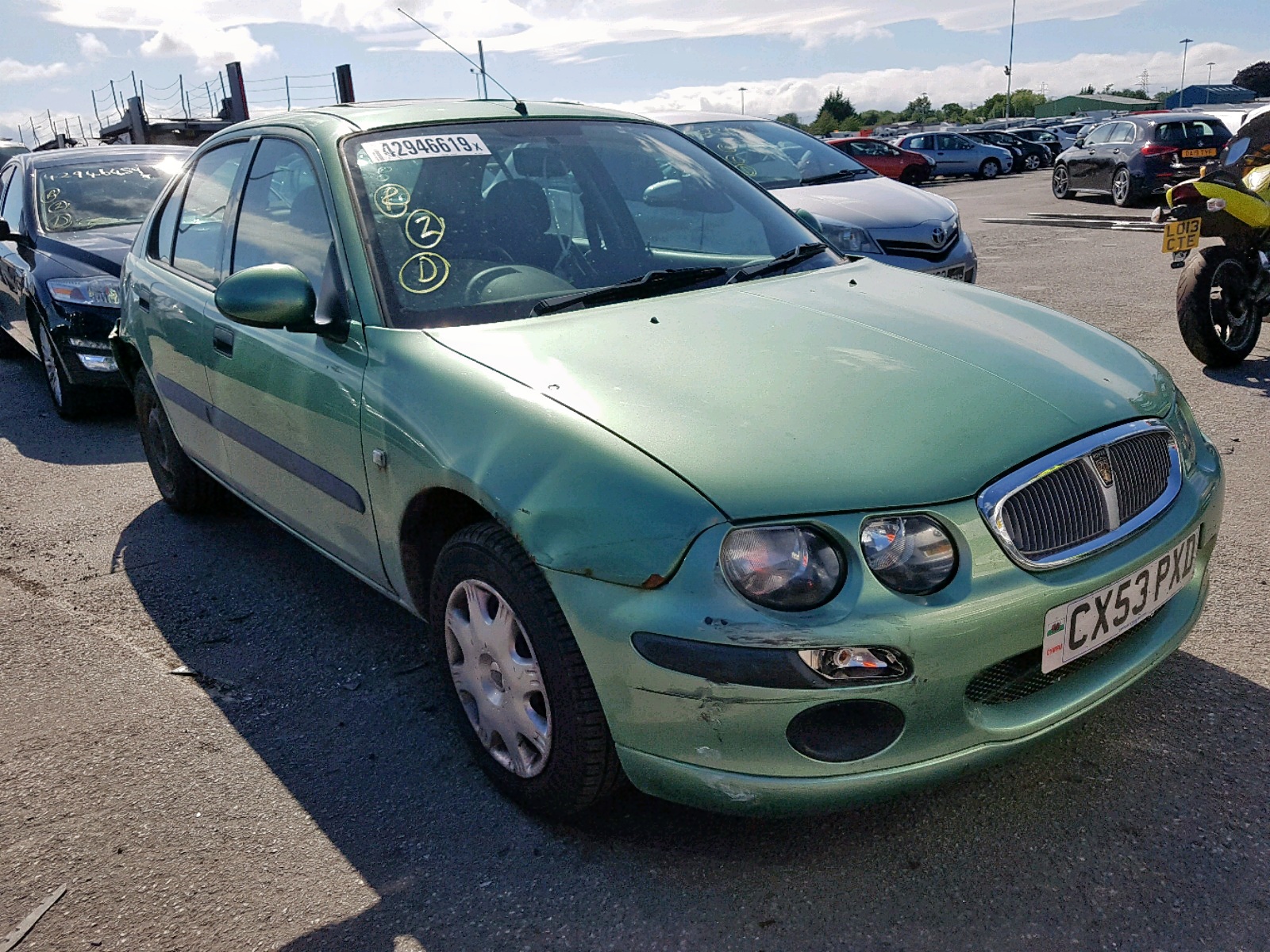 2003 ROVER 25 IL 16V for sale at Copart UK Salvage Car