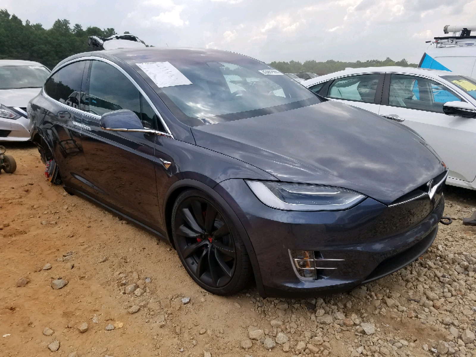 Tesla Model X 2019 5yjxcbe41kf180851 Auto Auction Spot