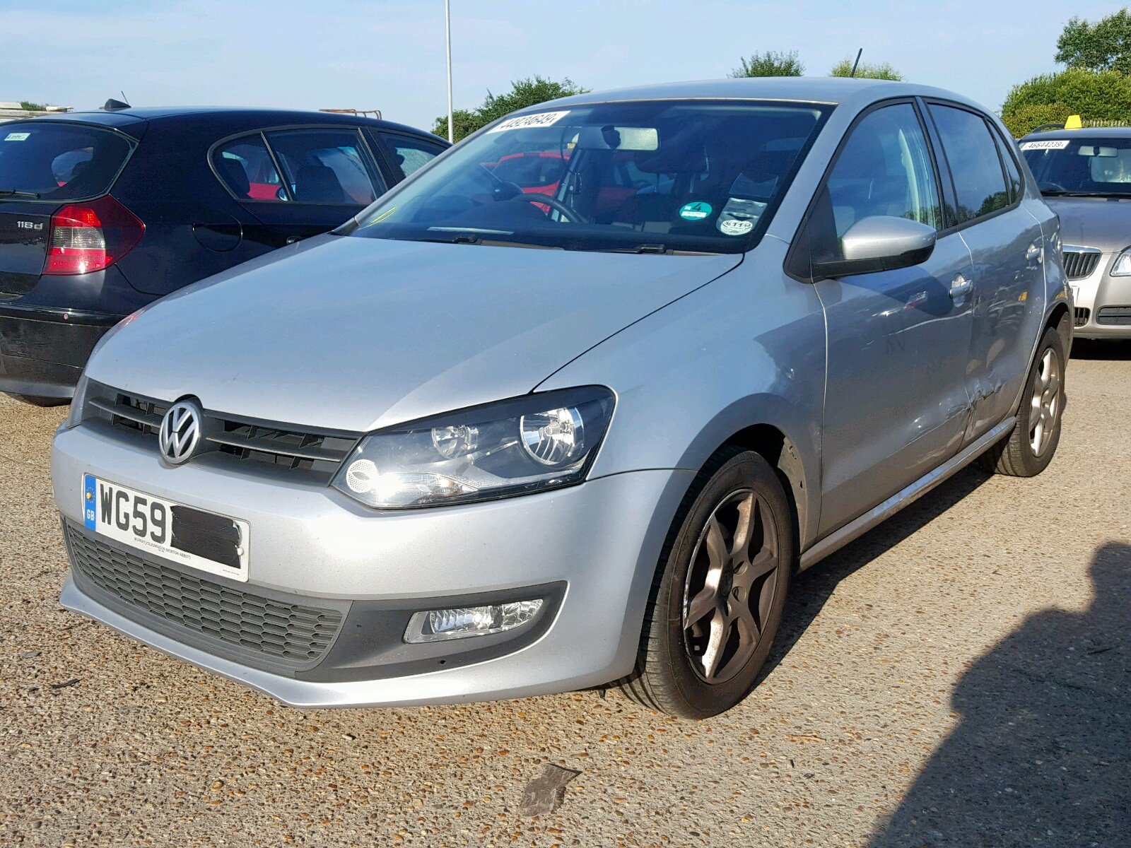 2009 VOLKSWAGEN POLO MODA for sale at Copart UK - Salvage Car Auctions