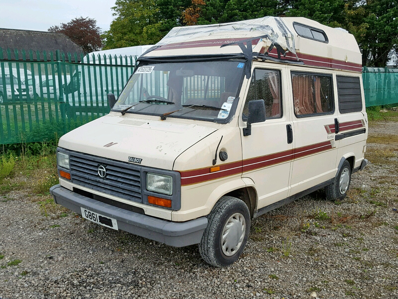 1990 TALBOT EXPRESS 10 for sale at Copart UK Salvage Car Auctions