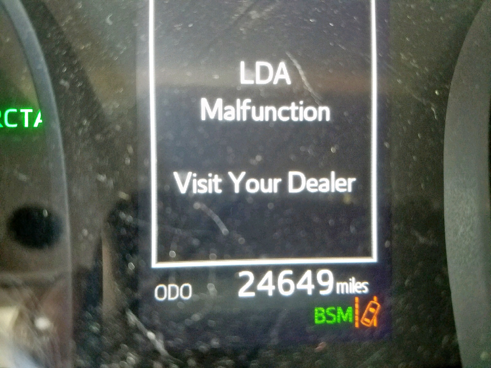 lda malfunction camry 2018