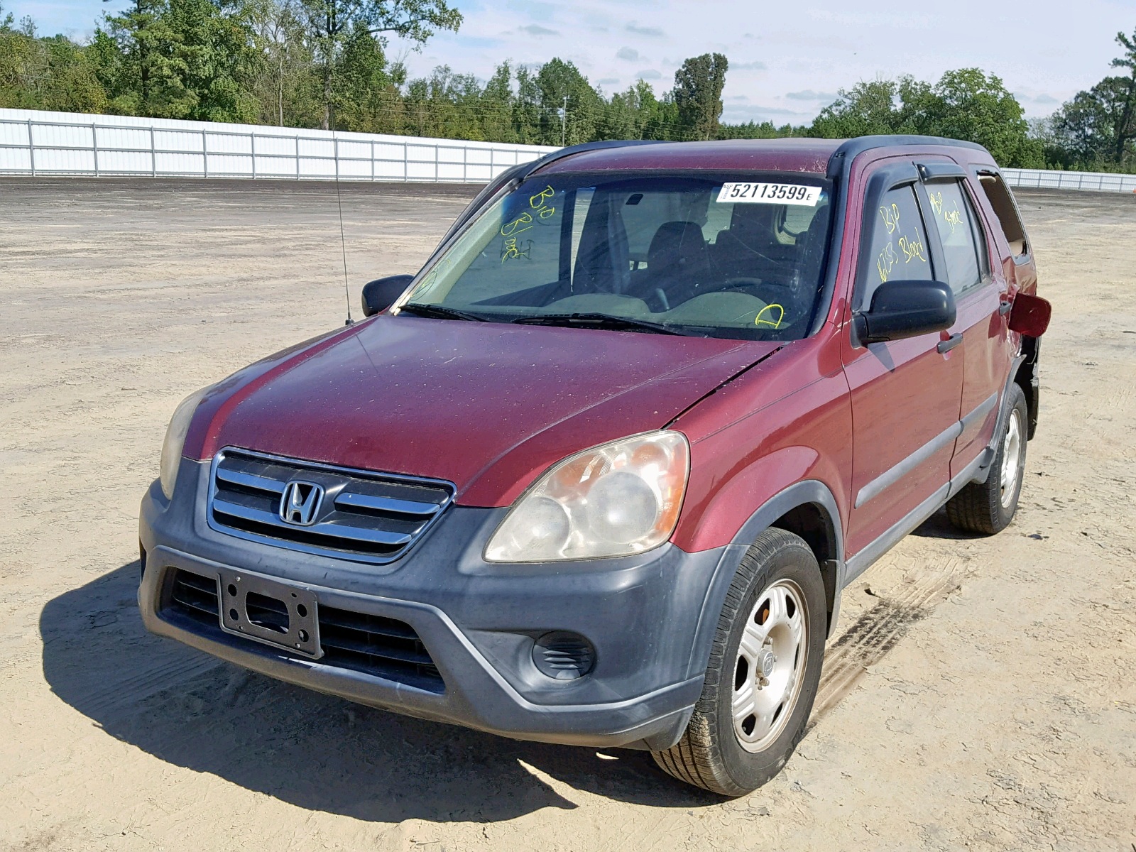 2006 HONDA CR-V LX for Sale | NC - LUMBERTON | Mon. Apr 20 ...