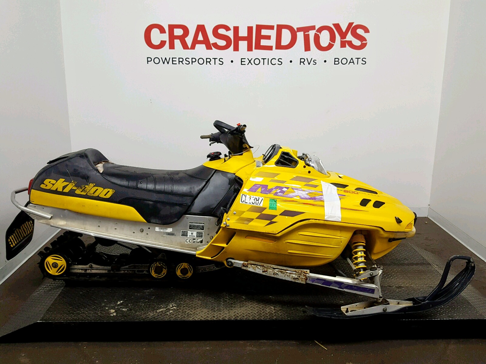 Salvage Motorcycles & Powersports 1999 SKI DOO MXZ 600 For Sale at
