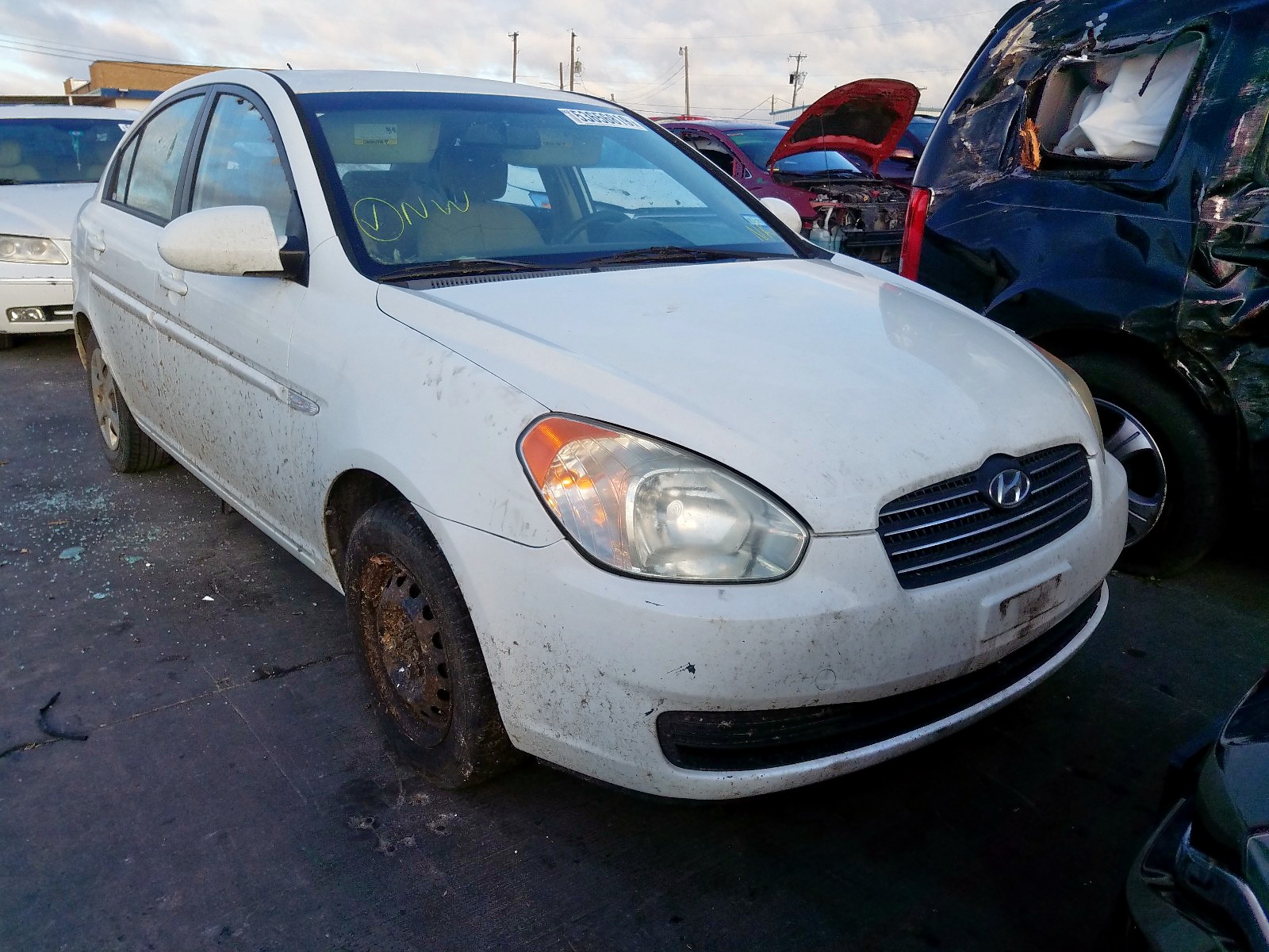 HYUNDAI ACCENT GLS 2007, KMHCN46C77U121940 — Auto Auction Spot