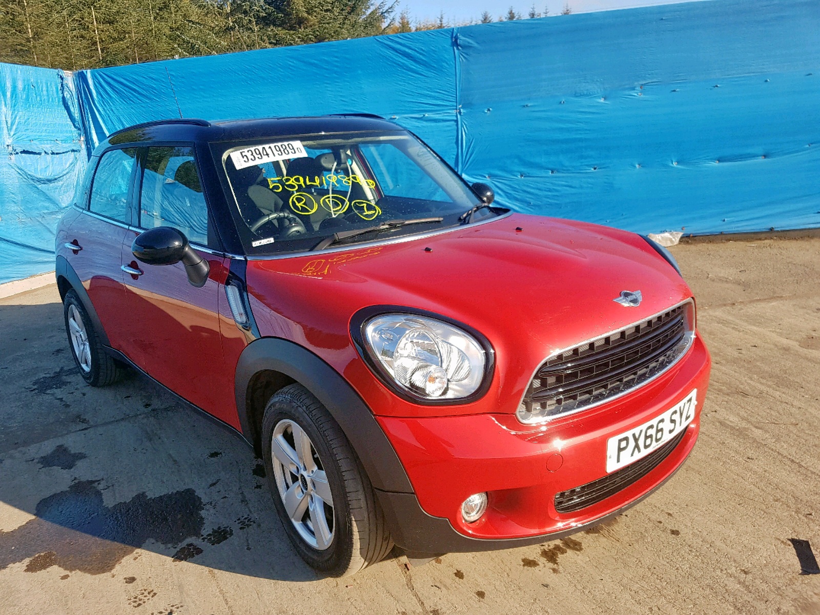 2016 MINI COUNTRYMAN for sale at Copart UK Salvage Car Auctions