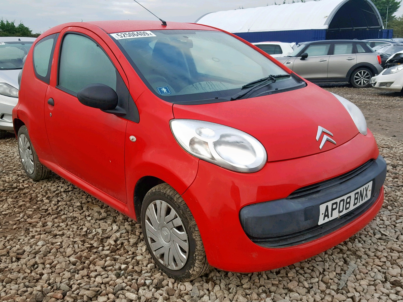 2008 CITROEN C1 VIBE for sale at Copart UK - Salvage Car Auctions