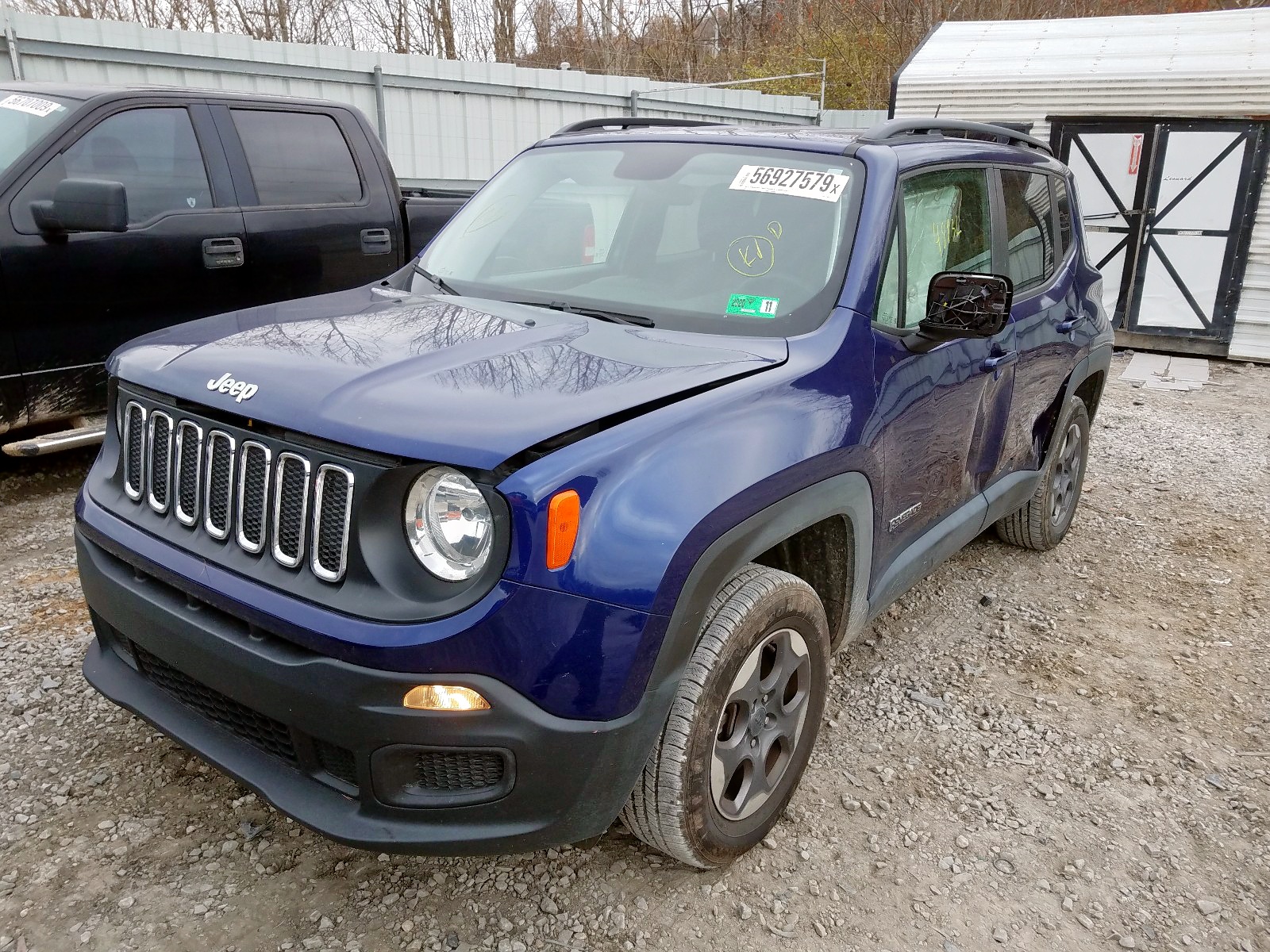 Jeep Renegade темно синий