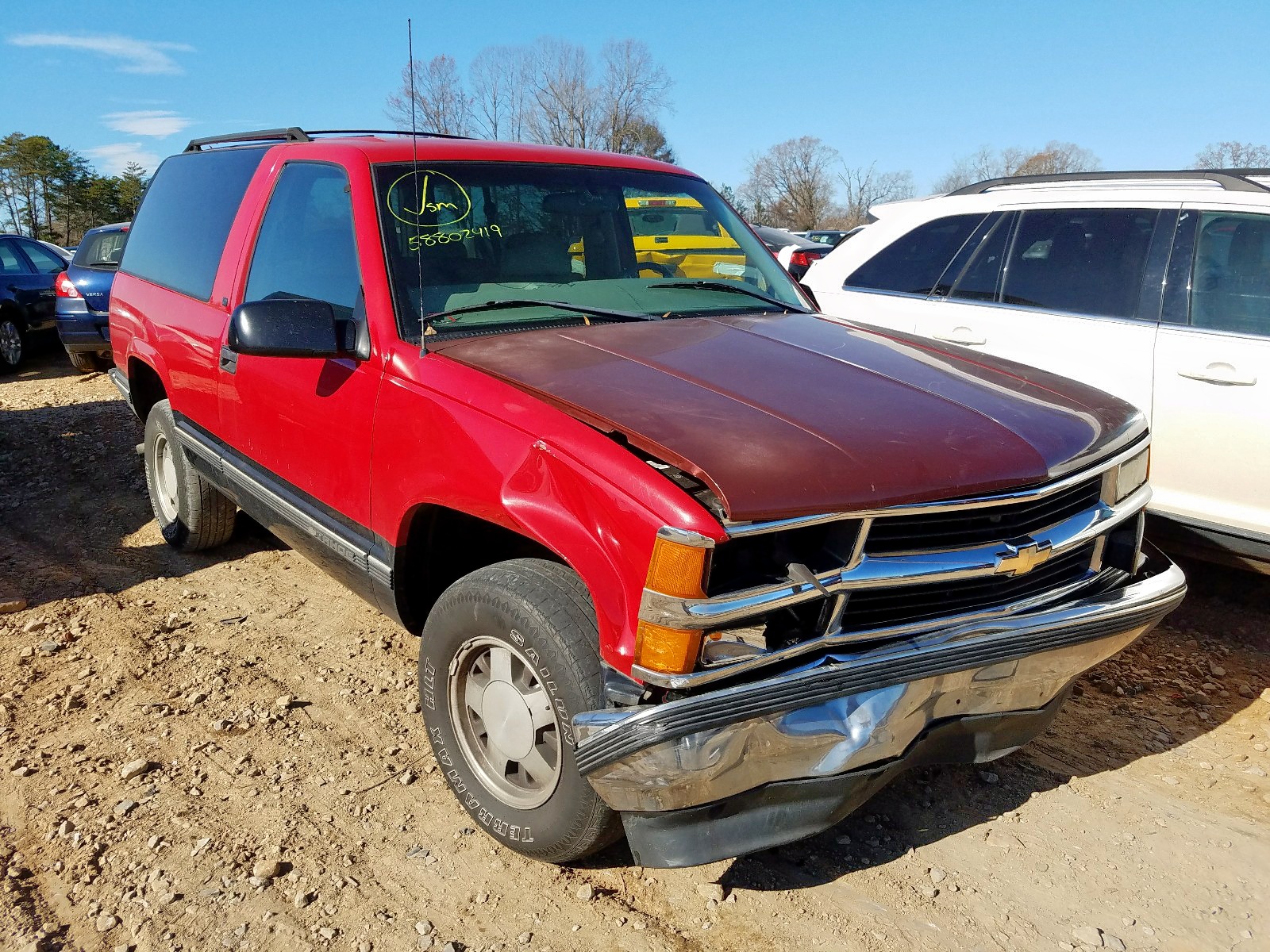 1999 Chevrolet Tahoe C150 For Sale At Copart China Grove Nc Lot 502 Salvagereseller Com