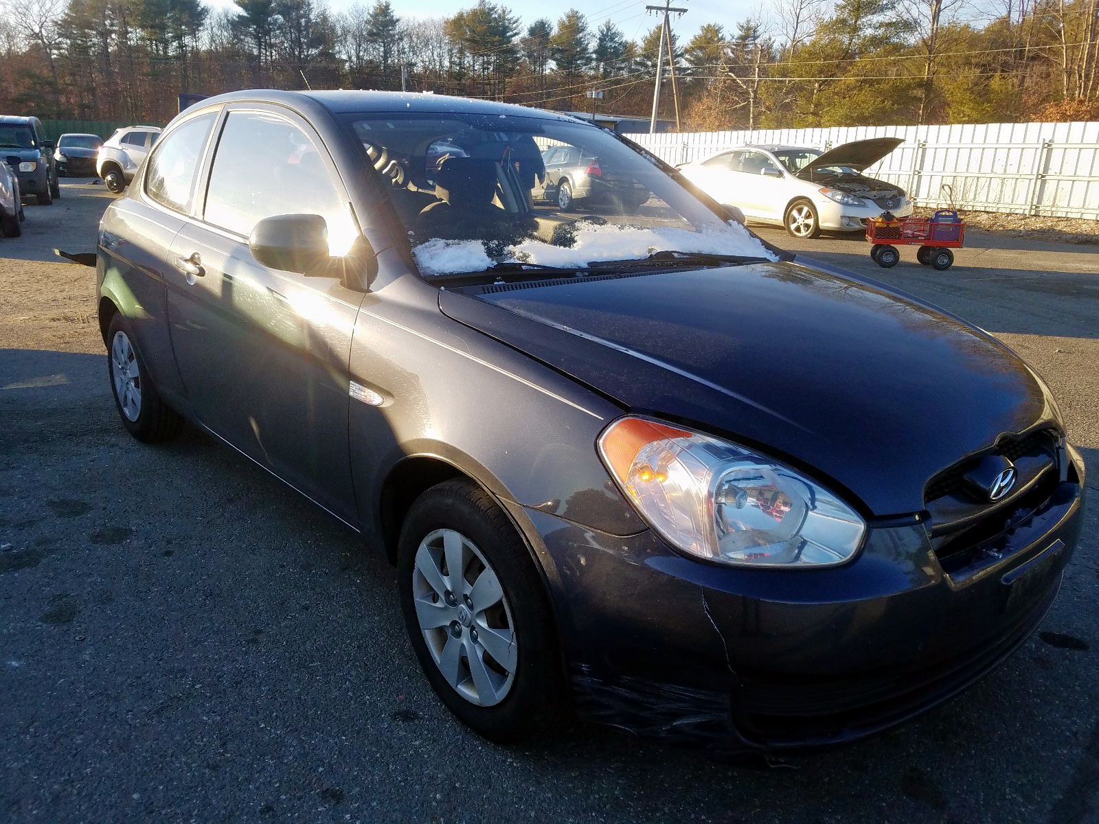 2010 hyundai accent blue