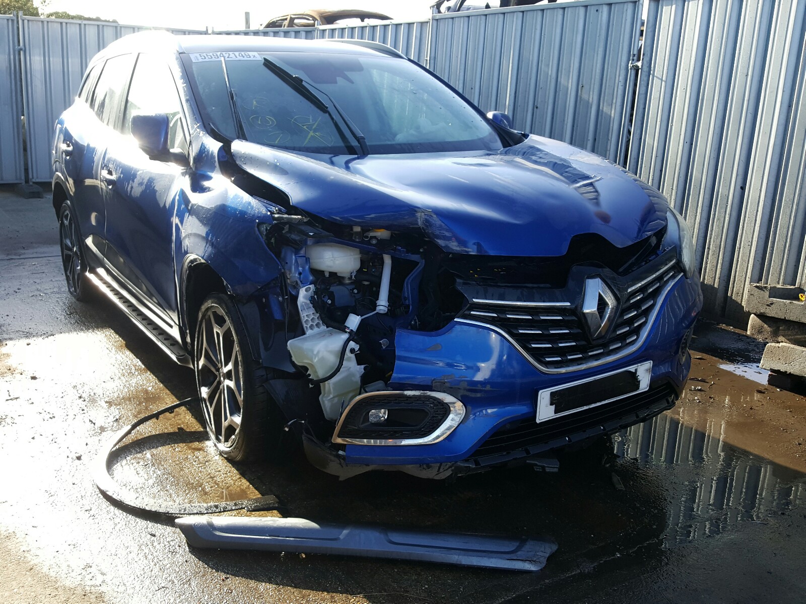 2019 RENAULT KADJA for sale at Copart UK - Salvage Car Auctions