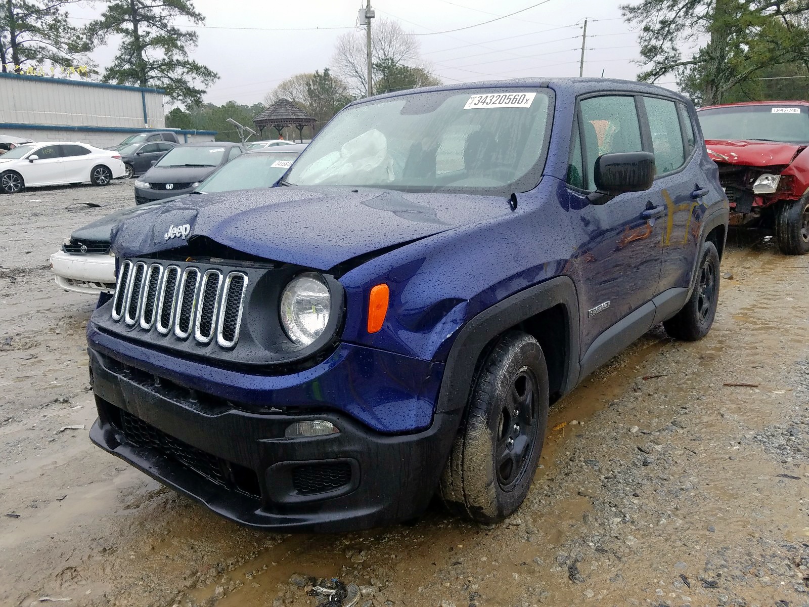 Jeep Renegade темно синий