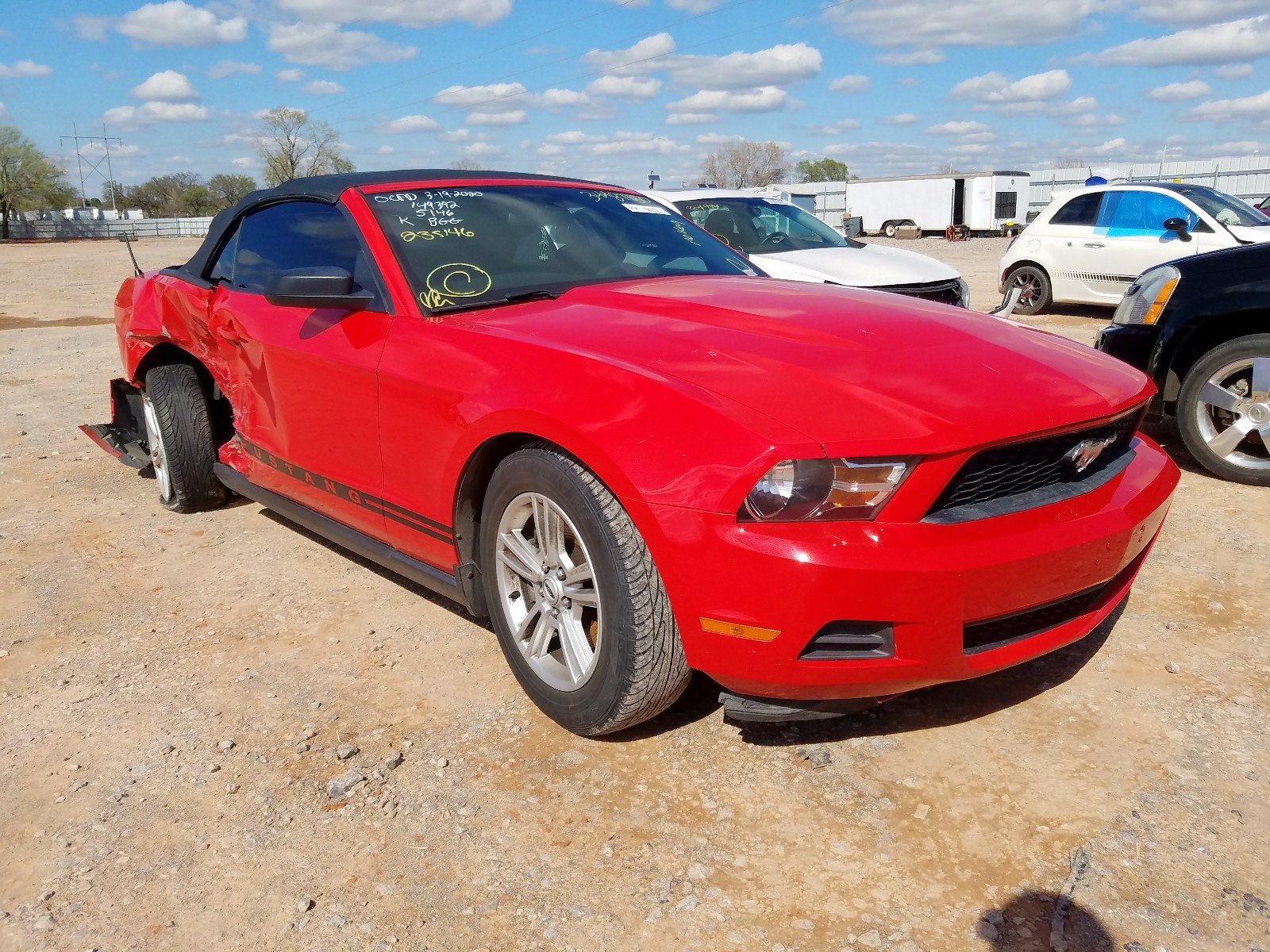 2012 FORD MUSTANG for Sale | OK - OKLAHOMA CITY | Tue. Apr 14, 2020