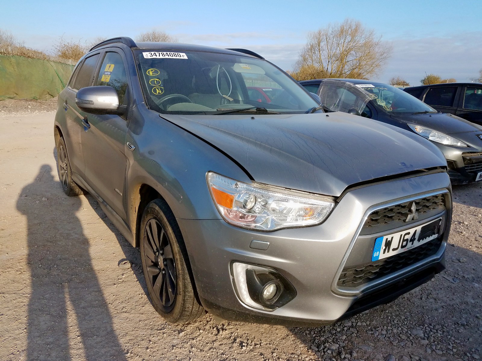 2014 MITSUBISHI ASX 4 DID for sale at Copart UK Salvage