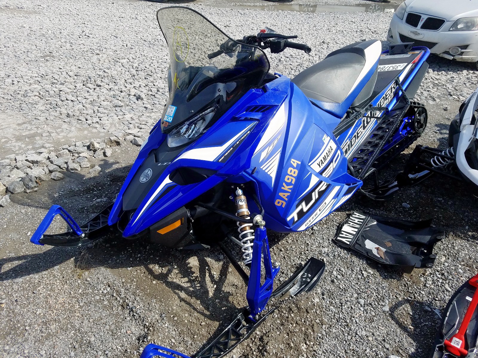 2017 YAMAHA SIDEWINDER for Sale ON TORONTO Vehicle at Copart Canada