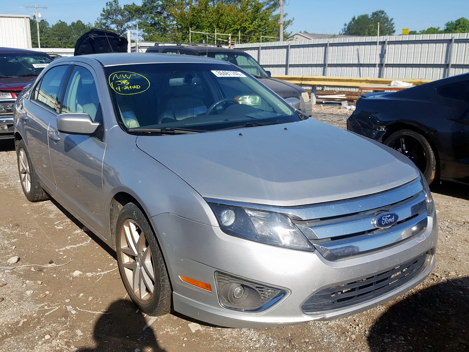 2012 Ford Fusion Sel 2 5l 4 In Ms Jackson 3fahp0ja1cr276283 For