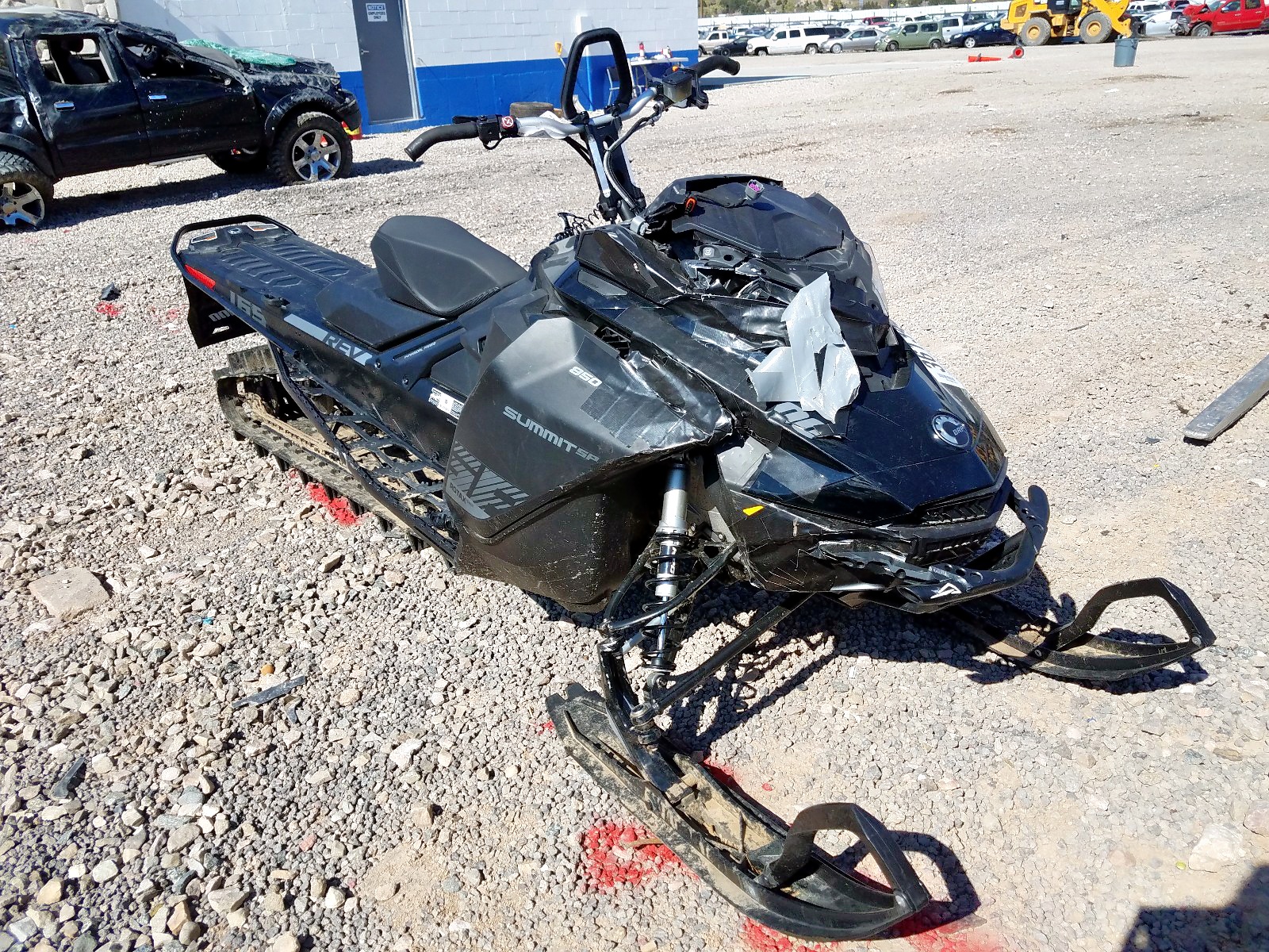 Salvage 2019 POLARIS SNOWMOBILE for Auction