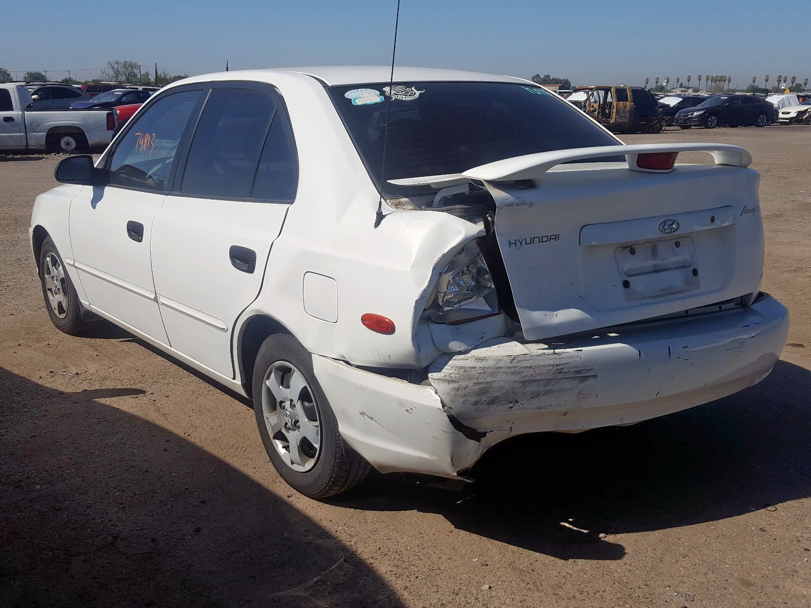 2001 HYUNDAI ACCENT GL for Sale CA FRESNO Thu. Jun