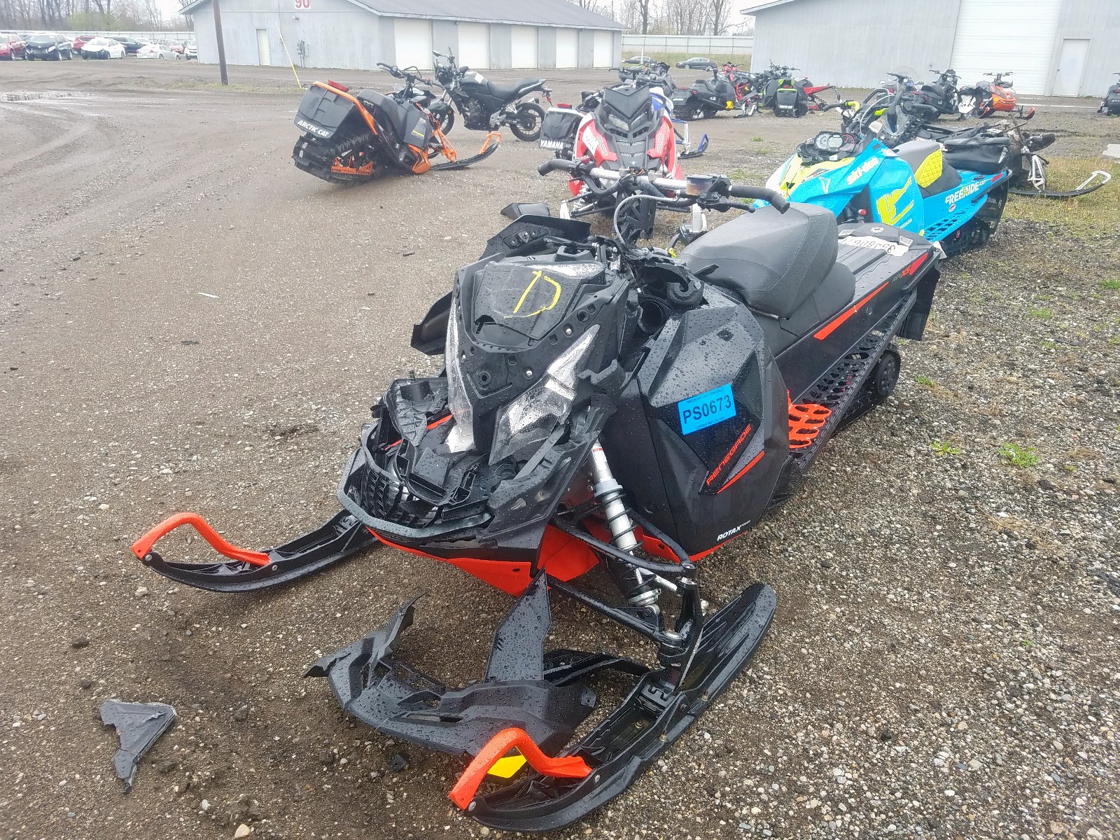 Salvage 2016 SKI DOO SNOWMOBILE for Auction