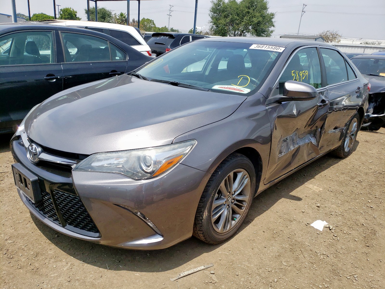 2016 Toyota Camry LE for sale at Copart San Diego, CA Lot# 36815580 ...