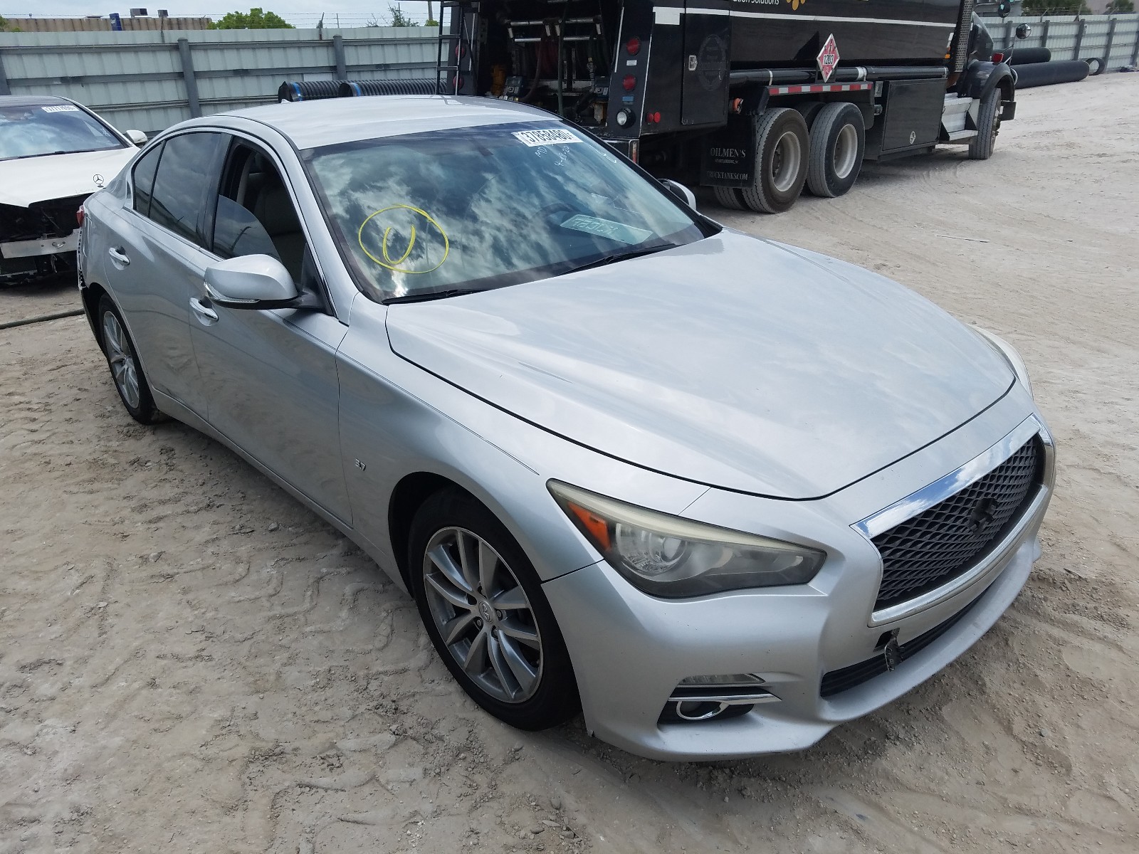 2014 Infiniti Q50 Base de vânzare în Miami, FL - Side