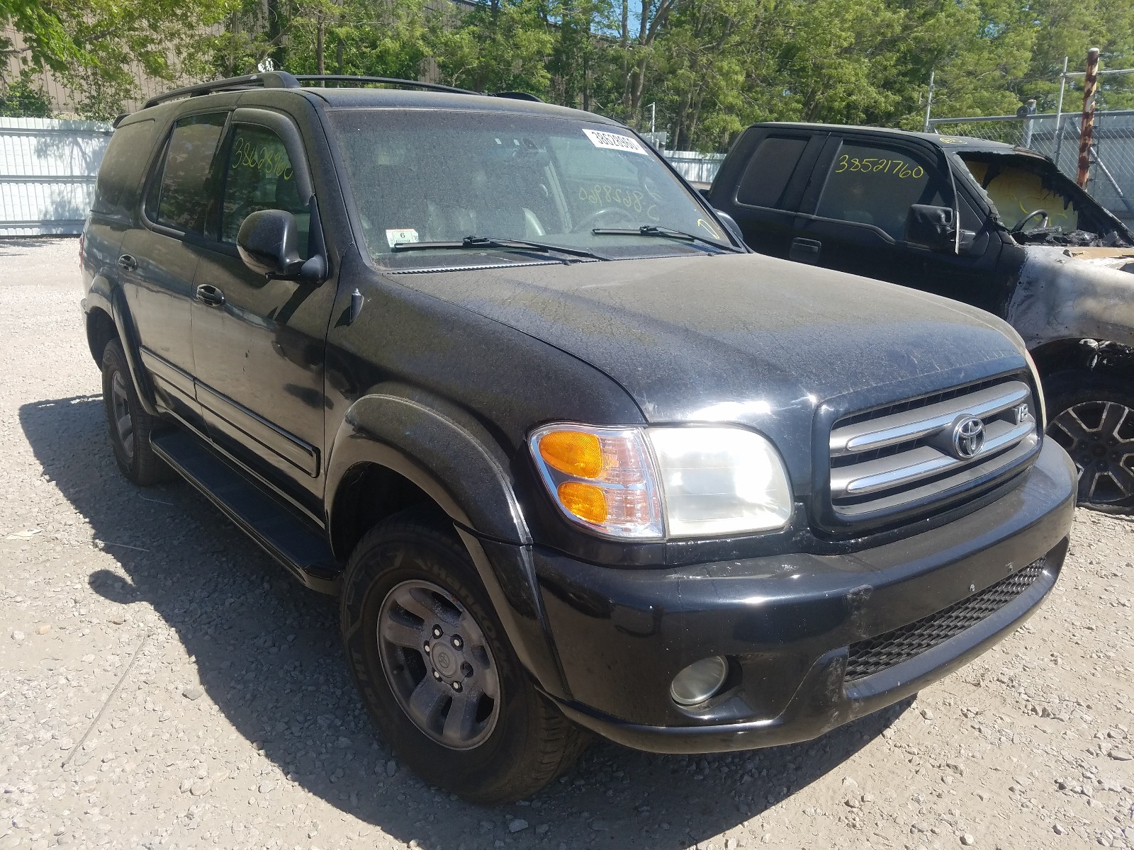 Sequoia Toyota Black 2002