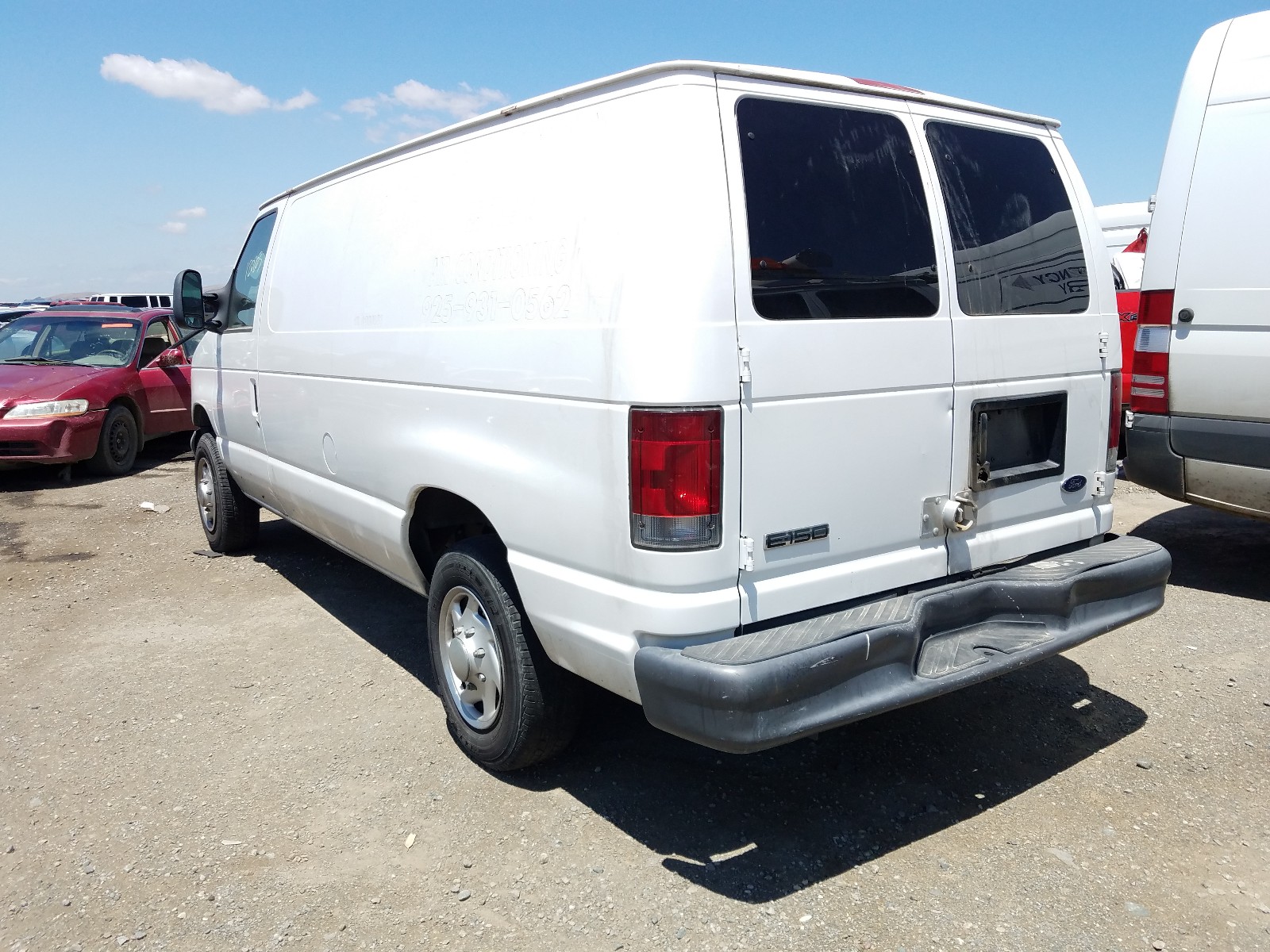 2007 FORD ECONOLINE E150 VAN for Sale CA MARTINEZ Mon. Oct 12