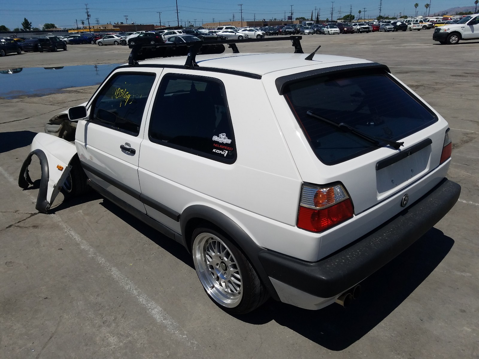 1990 volkswagen golf gl for sale at copart sun valley ca lot 38255580 salvagereseller com salvagereseller com