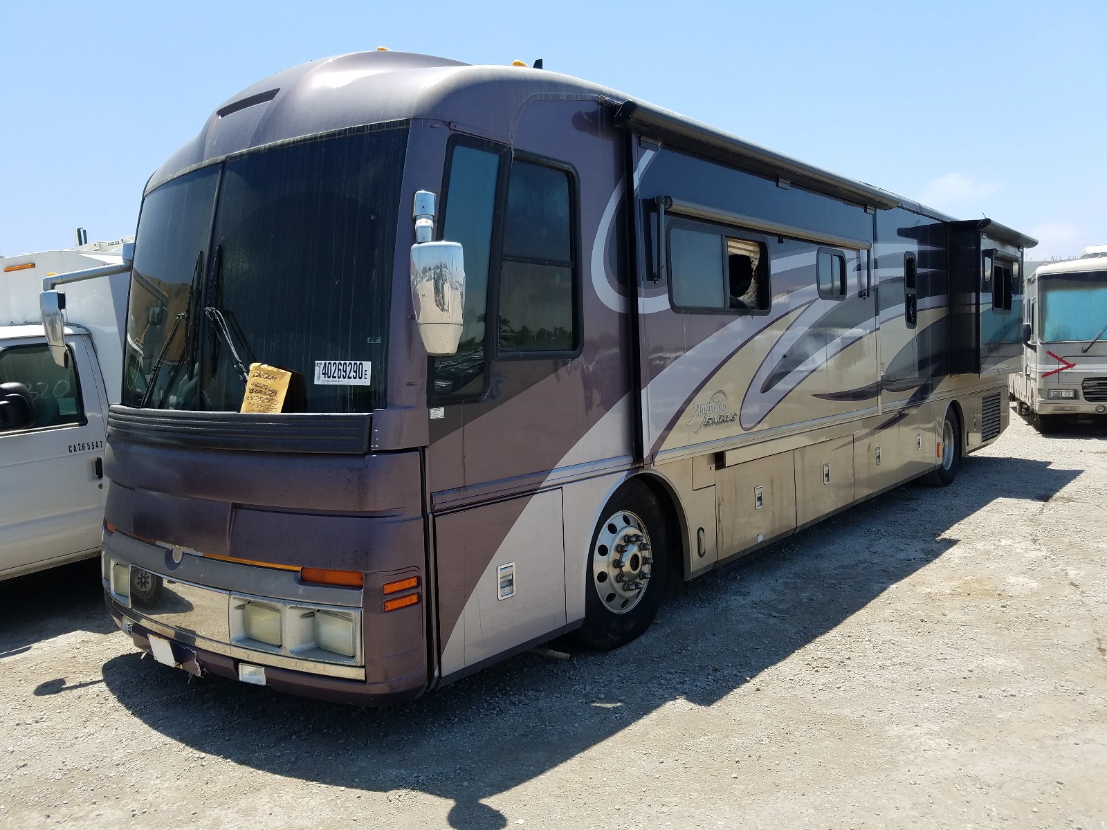 2003 SPARTAN MOTORS MOTORHOME 4VZ for Sale | CA - VAN NUYS | Fri. Jun ...